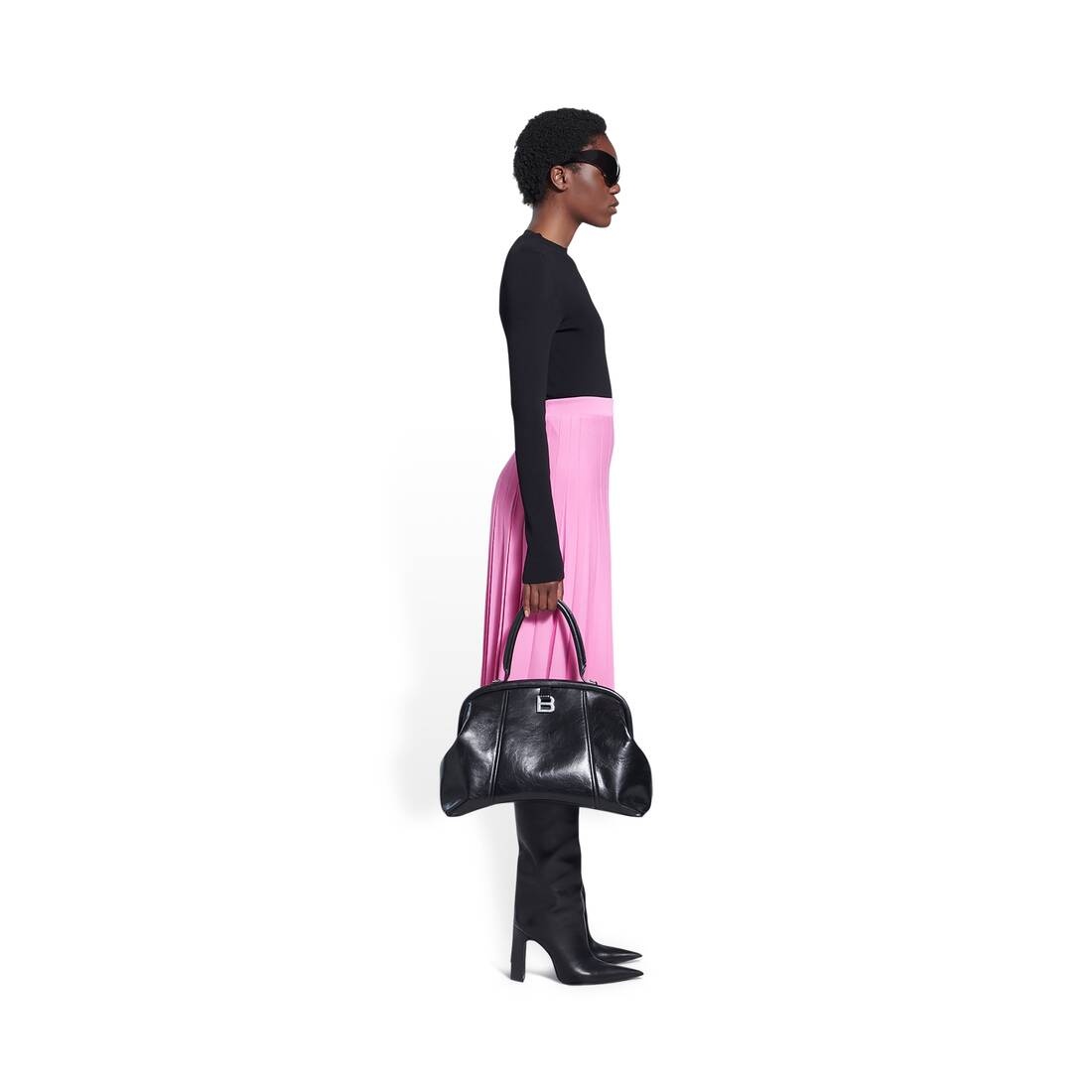 Women's Pleated Skirt  in Pink - 3