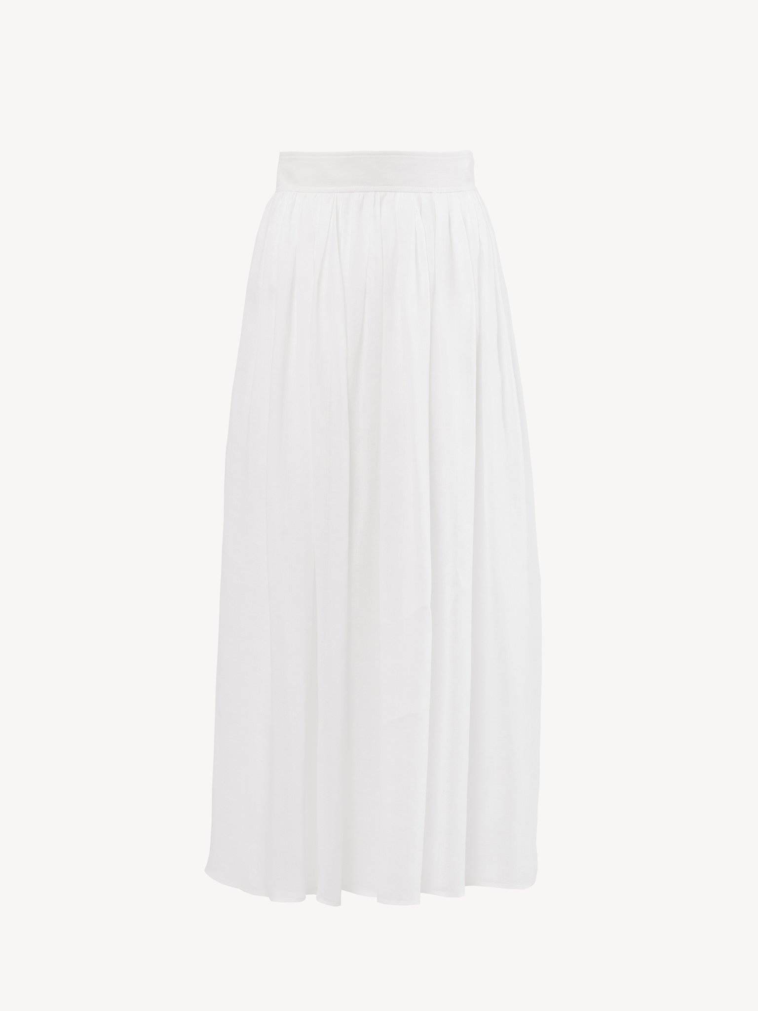 GATHERED MID-LENGTH SKIRT - 3