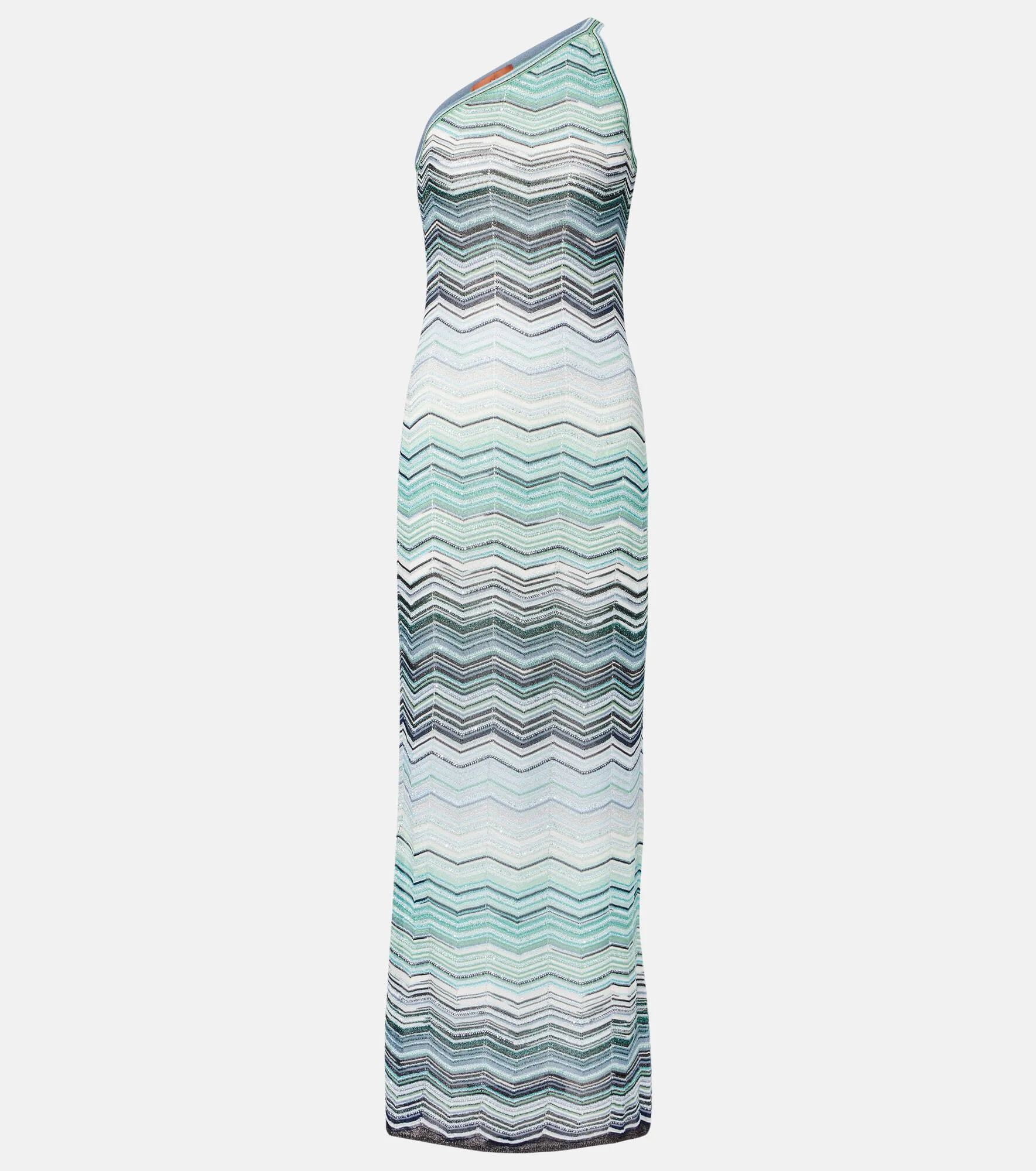 Zig Zag lamé maxi dress - 1