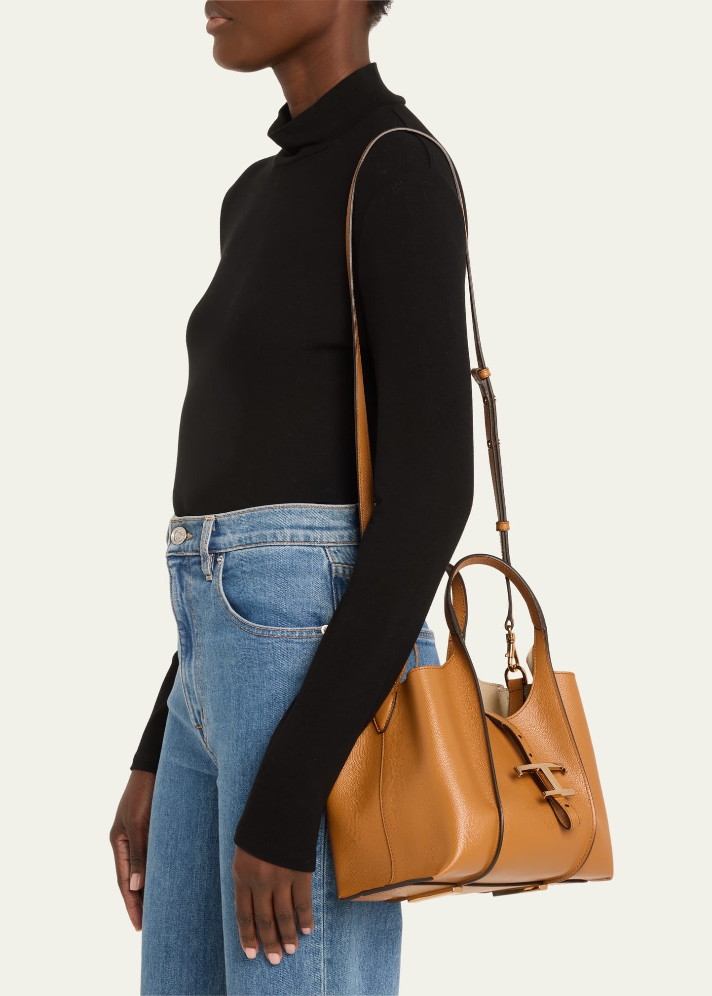 Mini Leather Tote Bag - 2