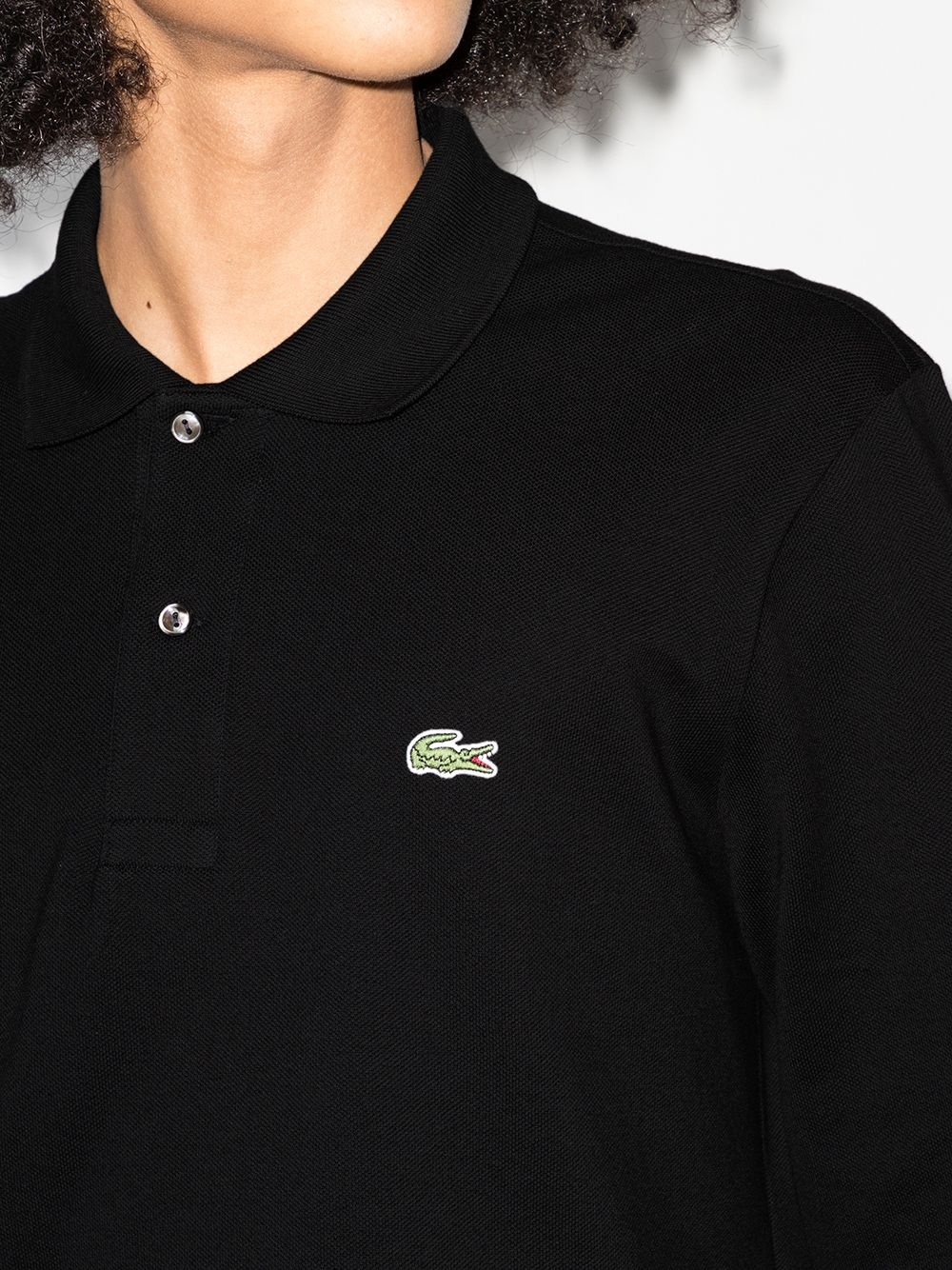 logo-appliqué polo shirt - 4