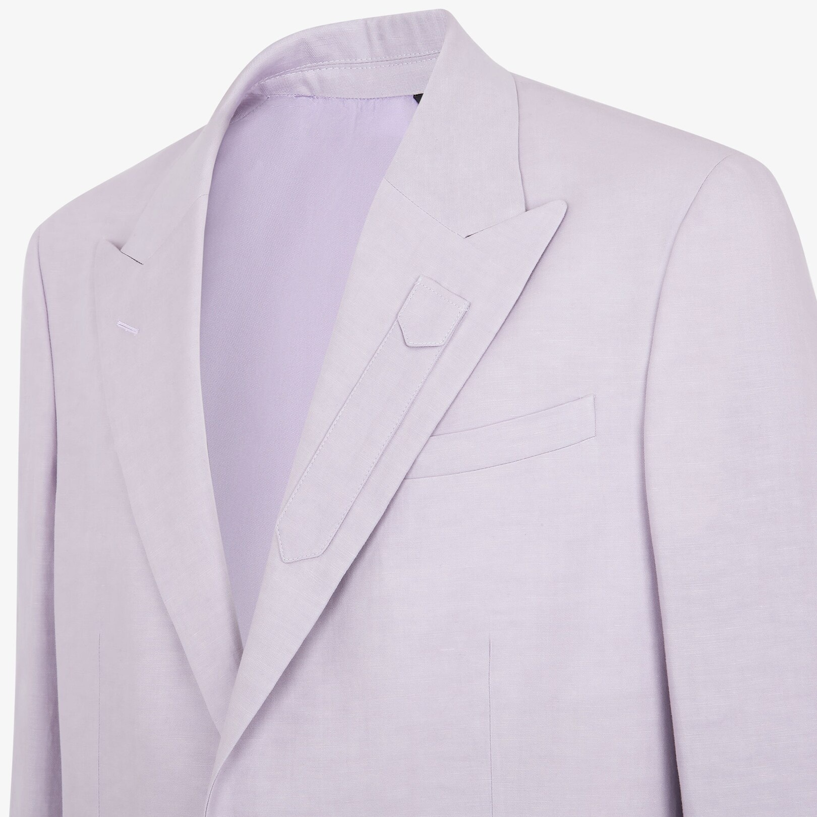 Lilac linen blazer - 4