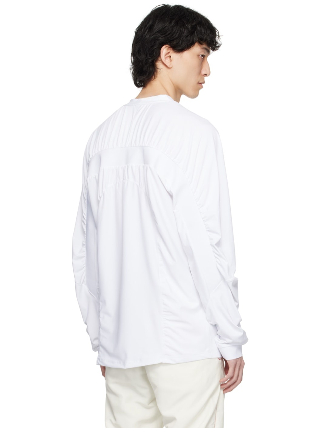 White Reebok Edition Long Sleeve T-Shirt - 3