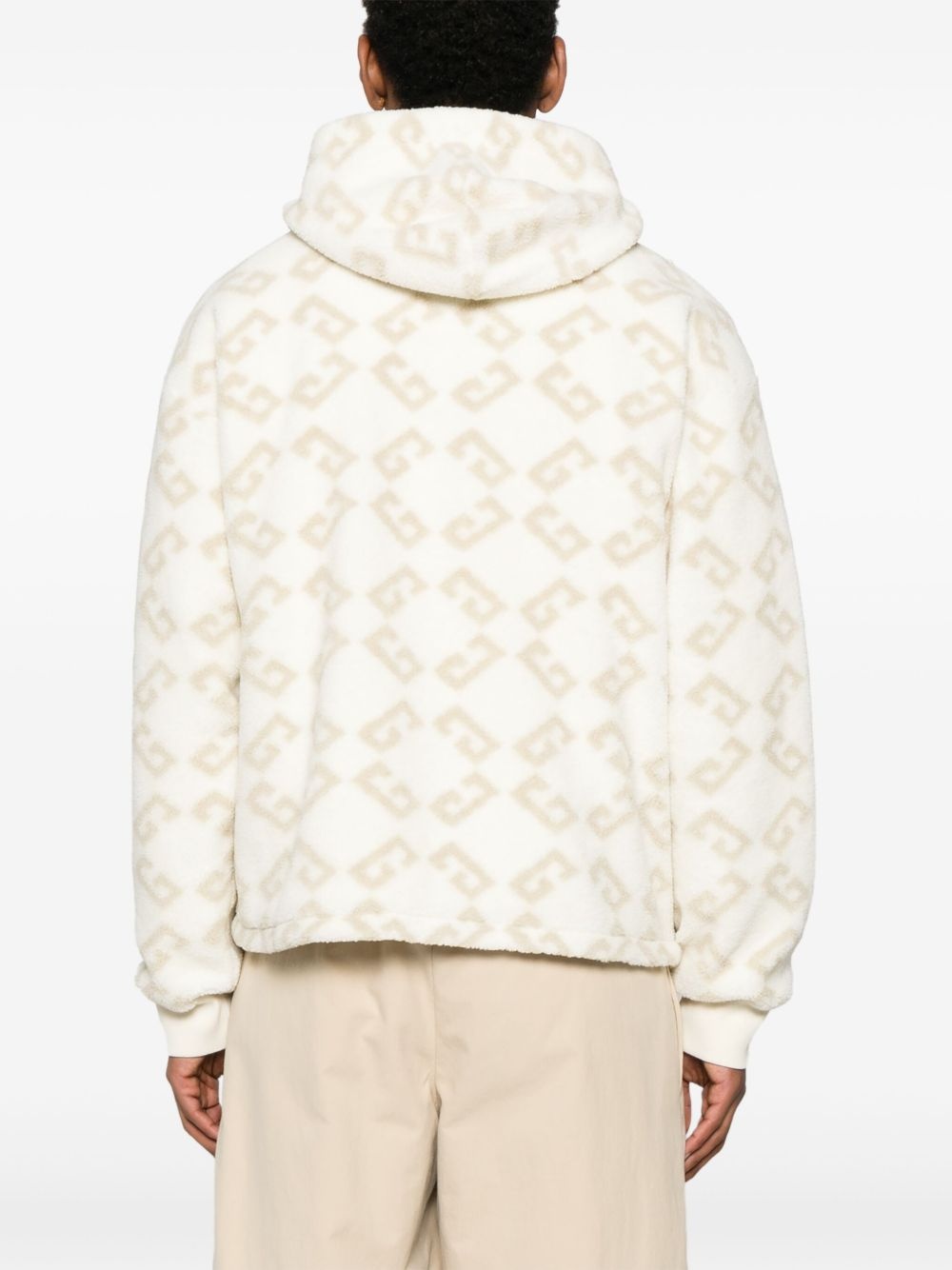 faux-shearling hoodie - 4