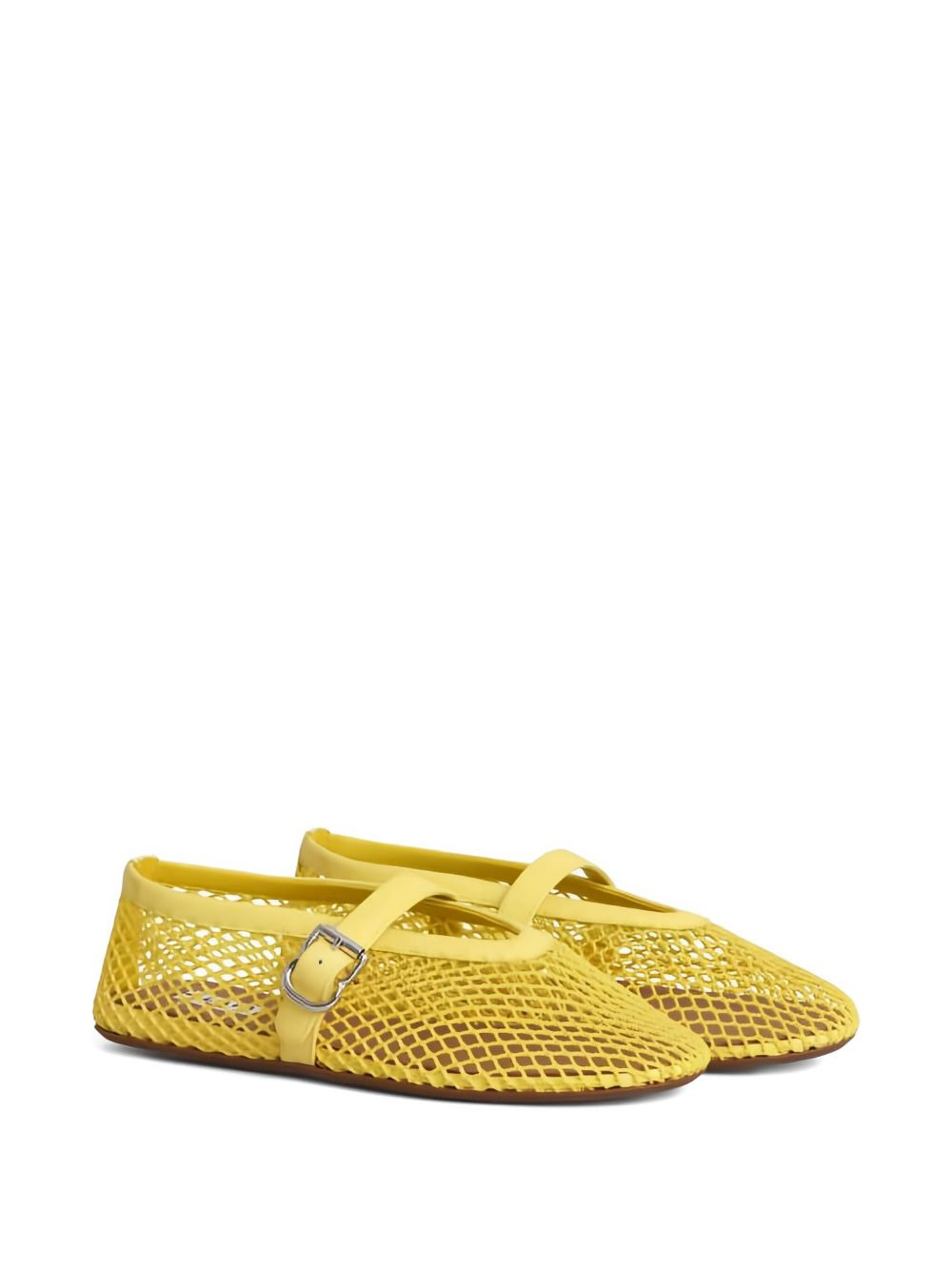 mesh-panel ballet flats - 2