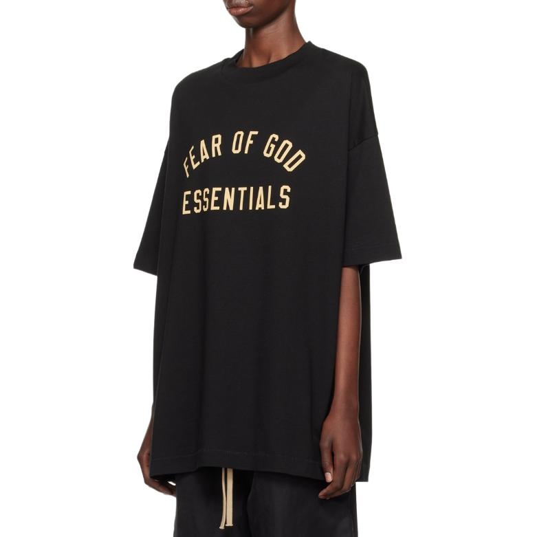 Fear of God Essentials Jersey Crewneck Tee 'Black' 125BT244190F - 4