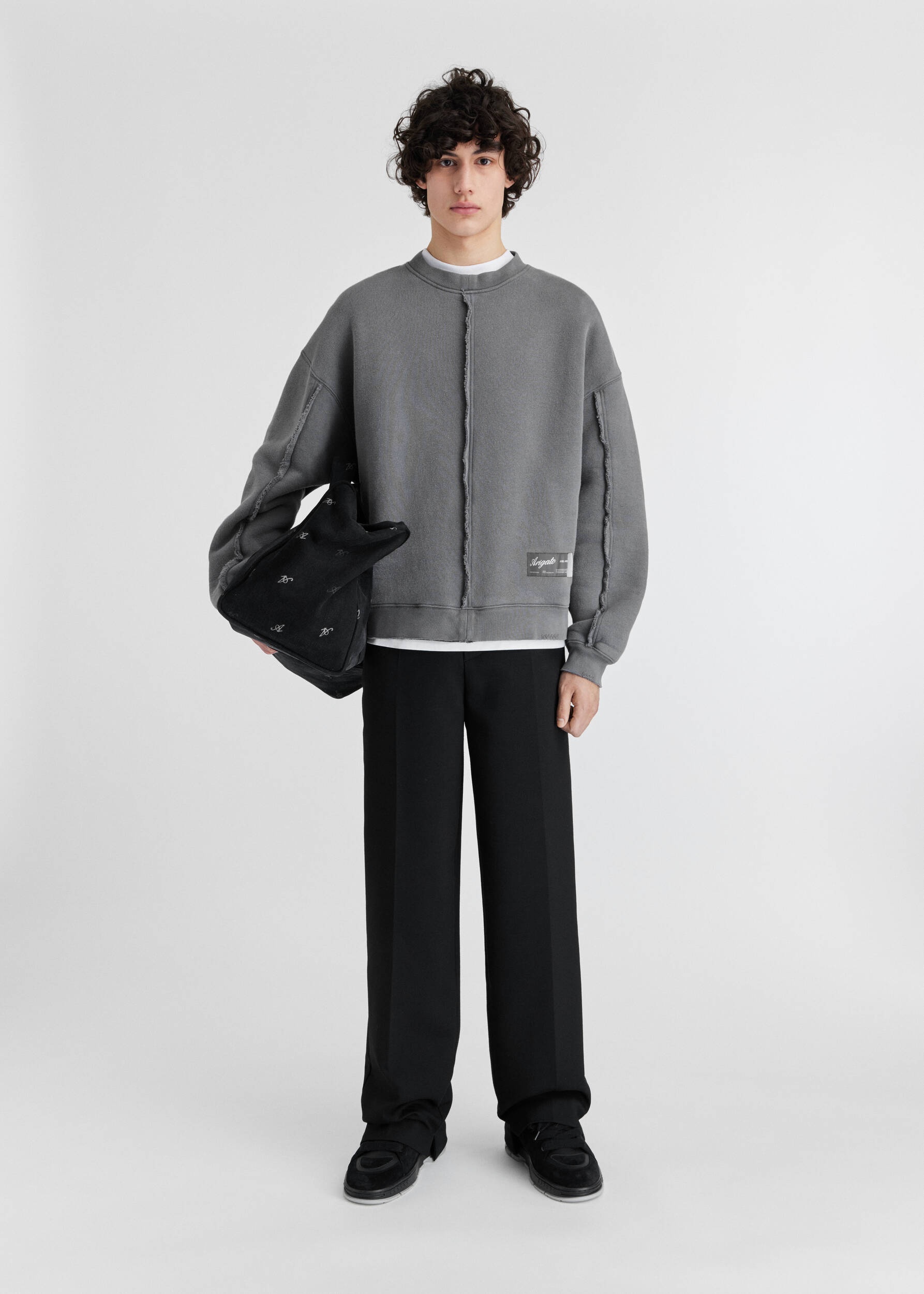 Chopped Distressed Sweatshirt - 4