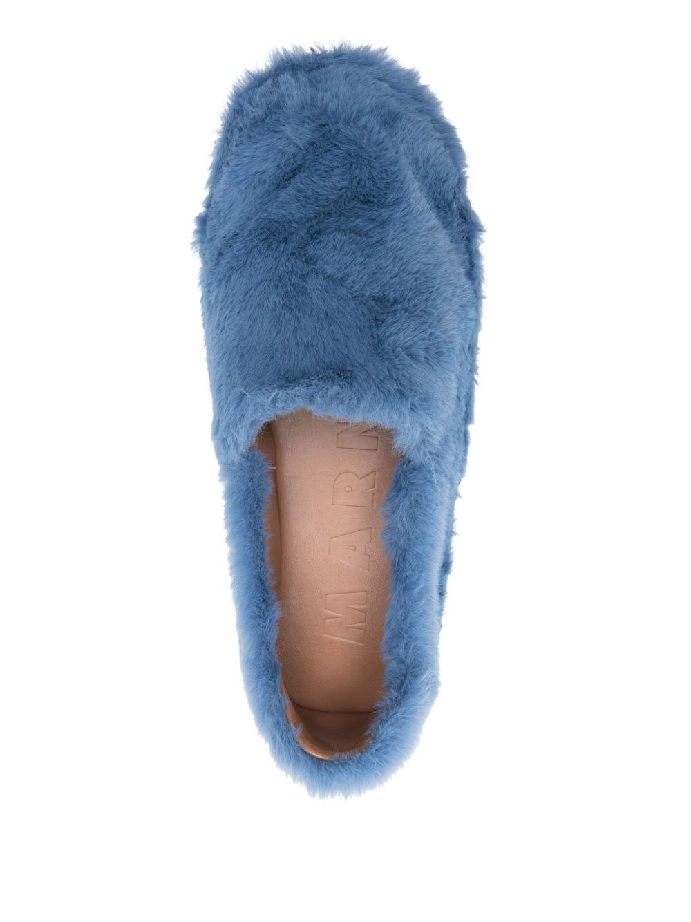 faux-fur slippers - 4