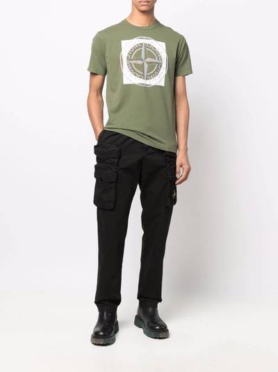 Stone Island Compass logo-print T-shirt outlook