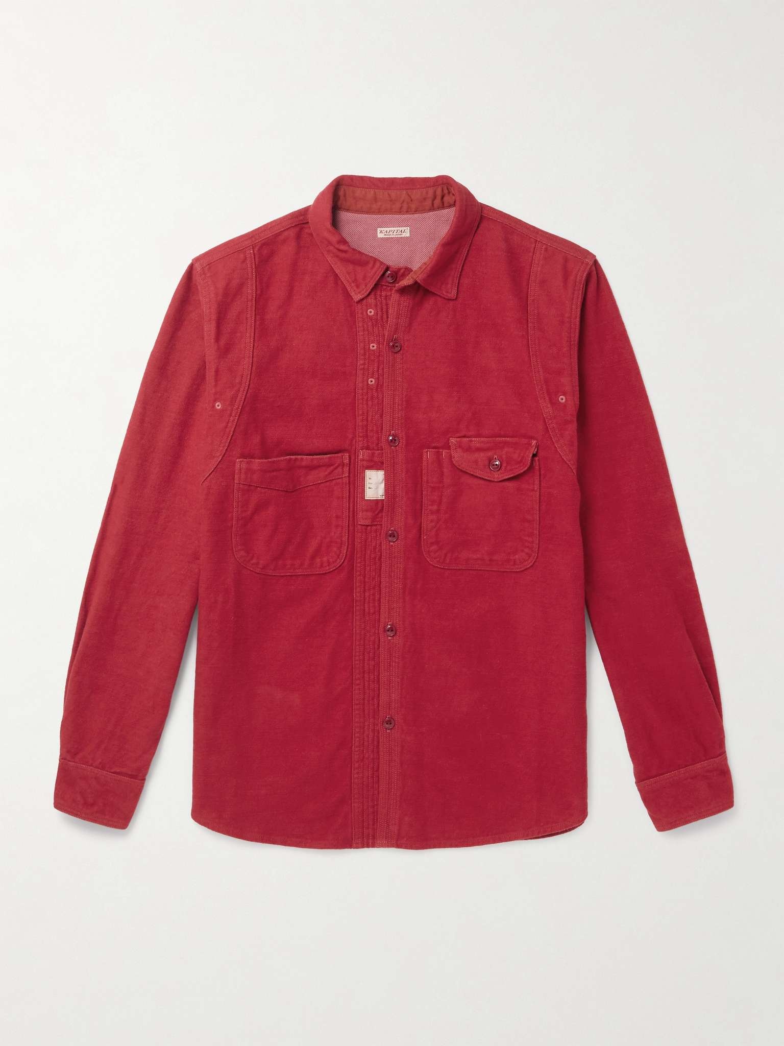 CPO Brushed Cotton-Fleece Shirt - 1