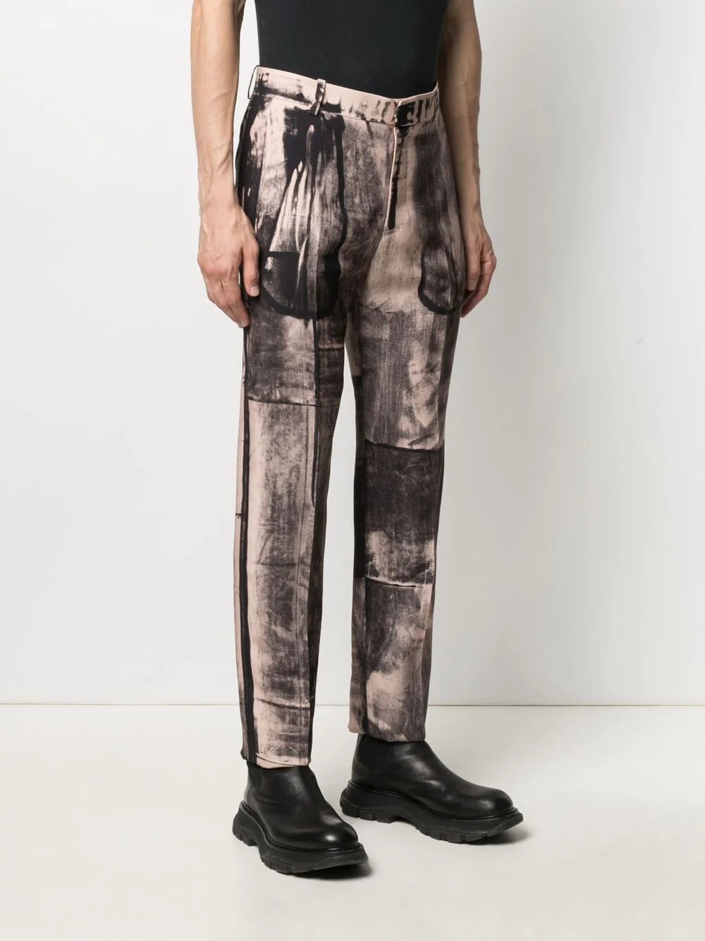 X-Ray print tailored trousers - 3