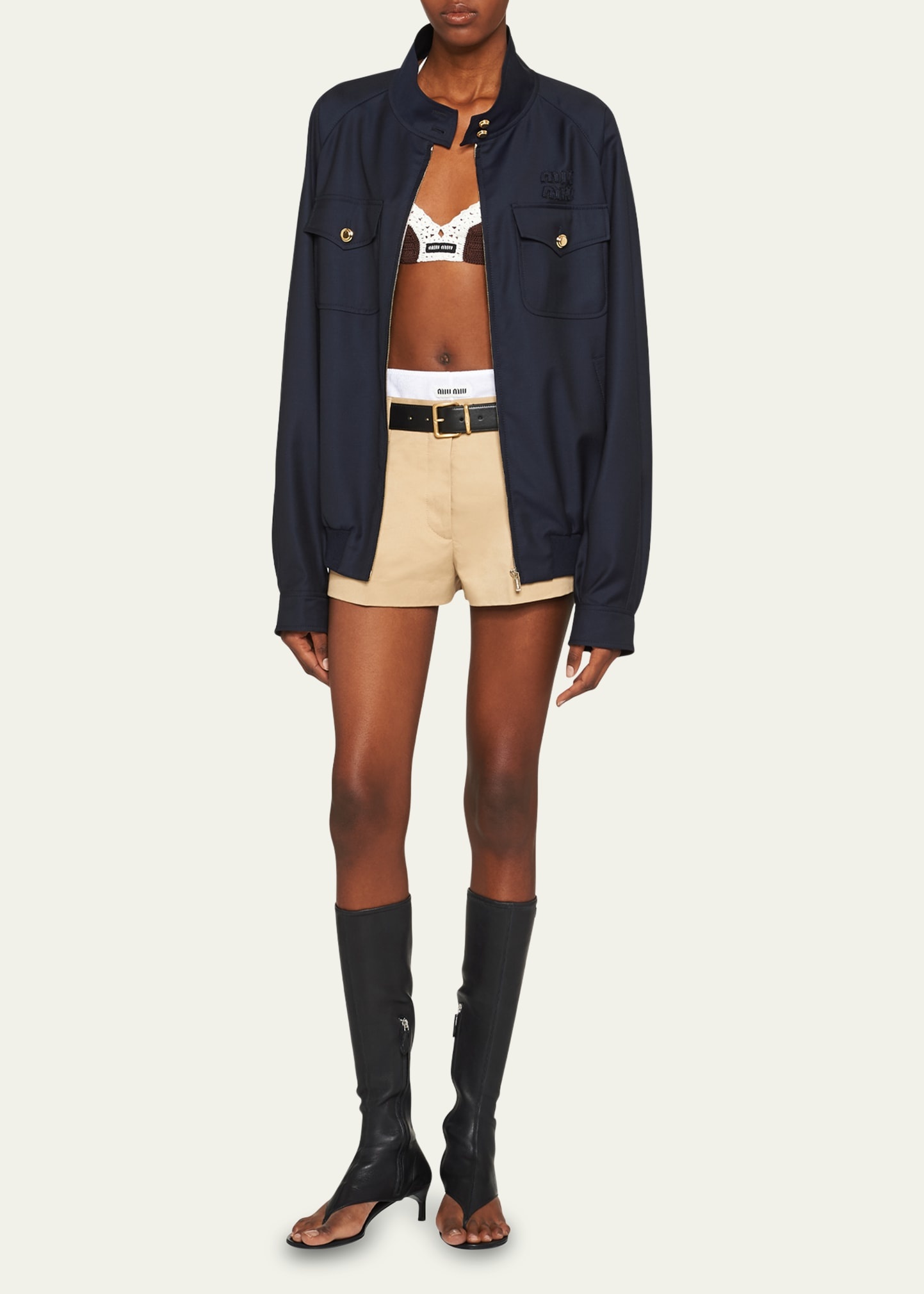 Pleated Chino Shorts - 2