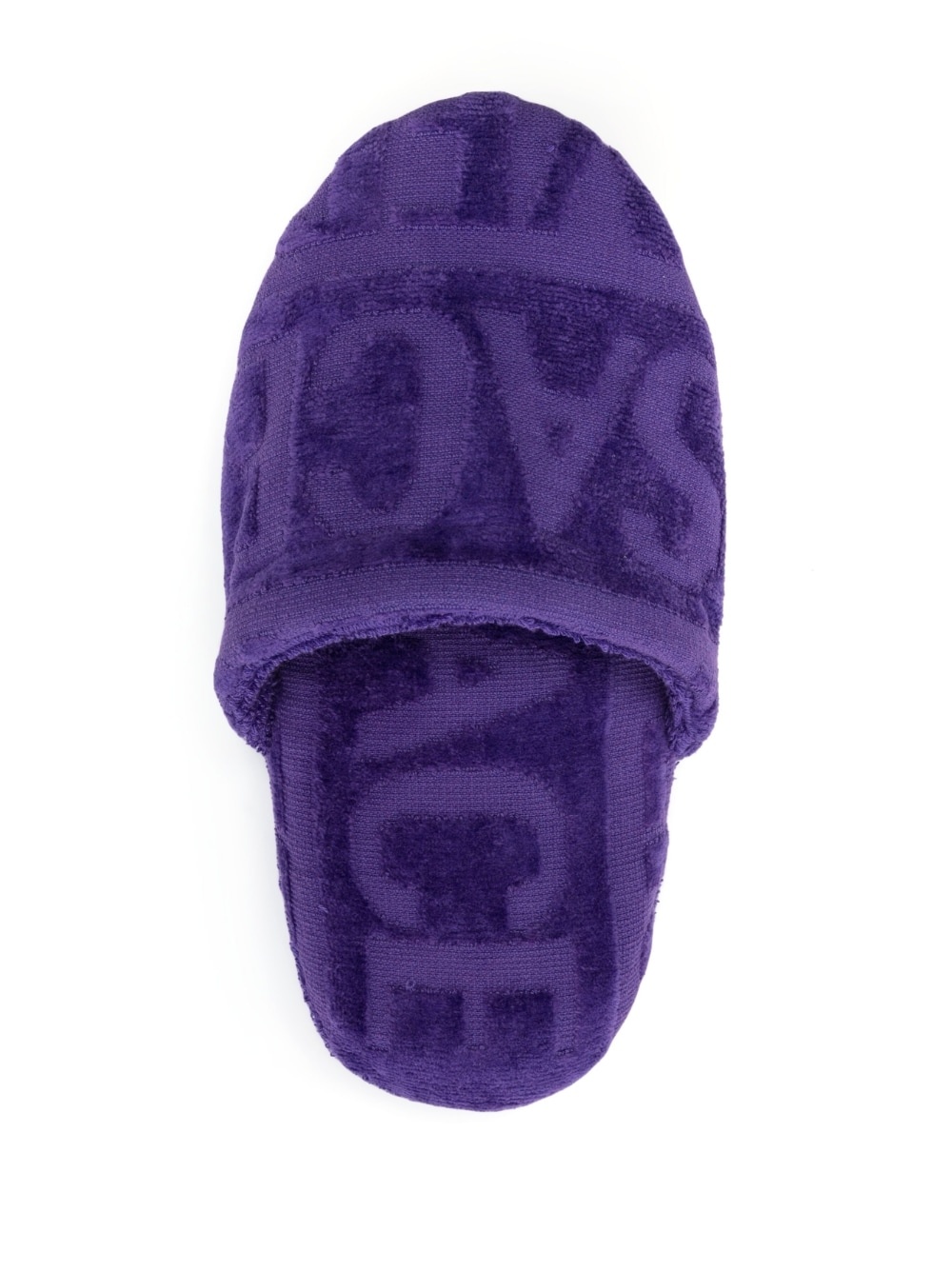 towelling-logo slippers - 4