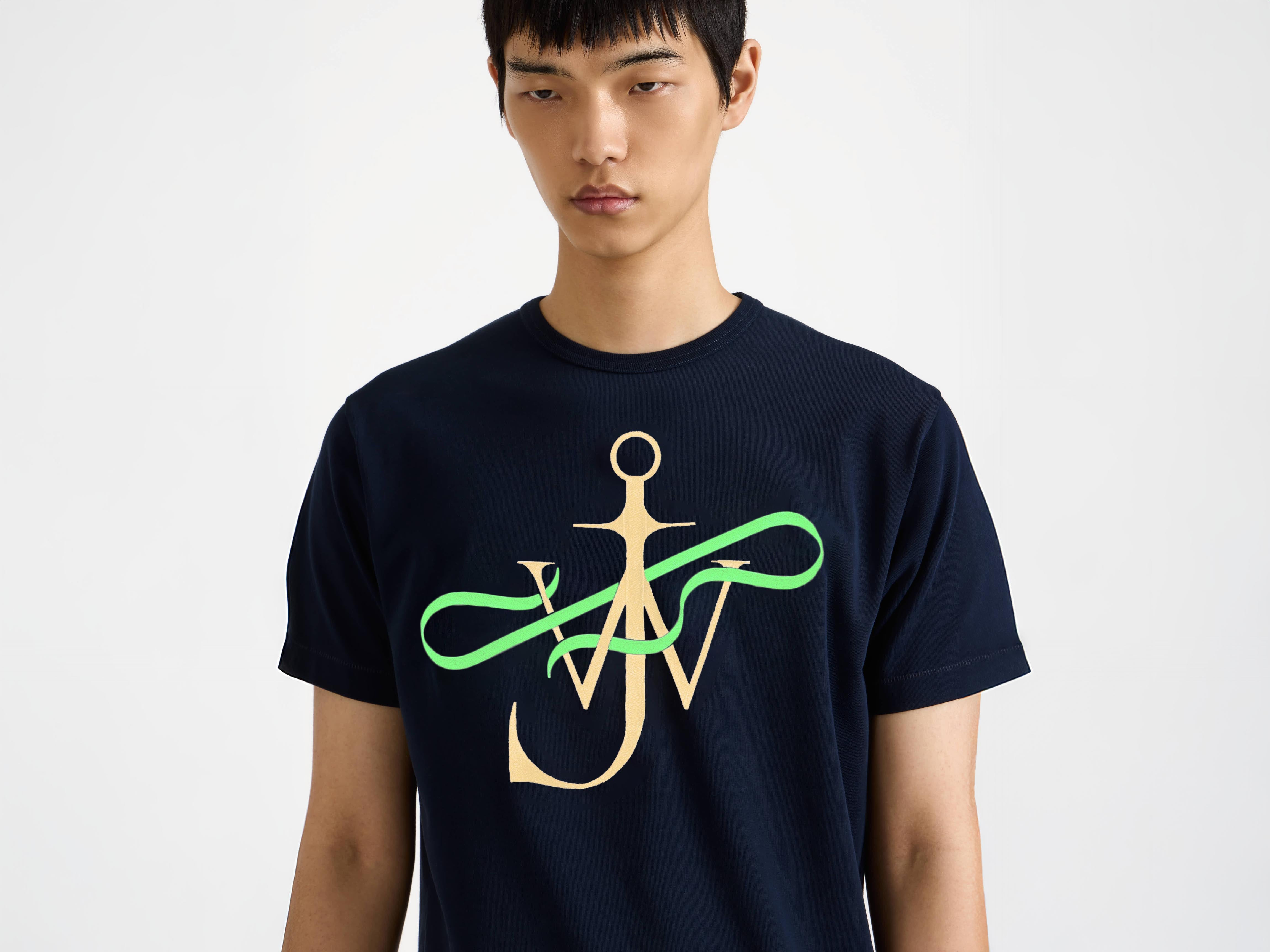 RIBBON ANCHOR T-SHIRT IN NAVY - 7