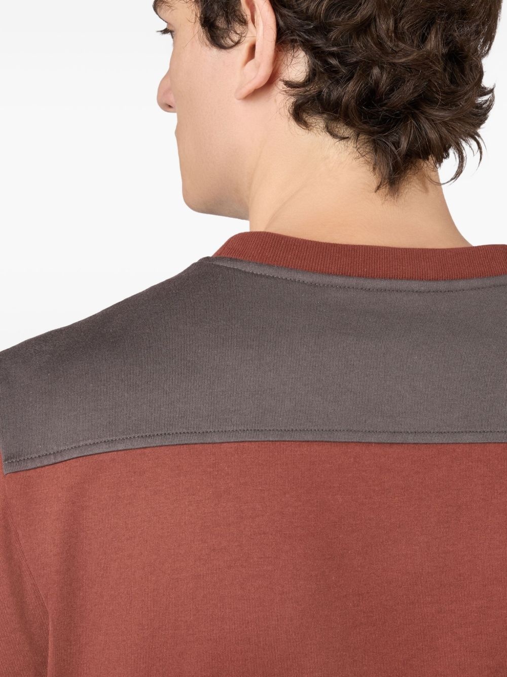 block-colour pocket T-shirt - 5