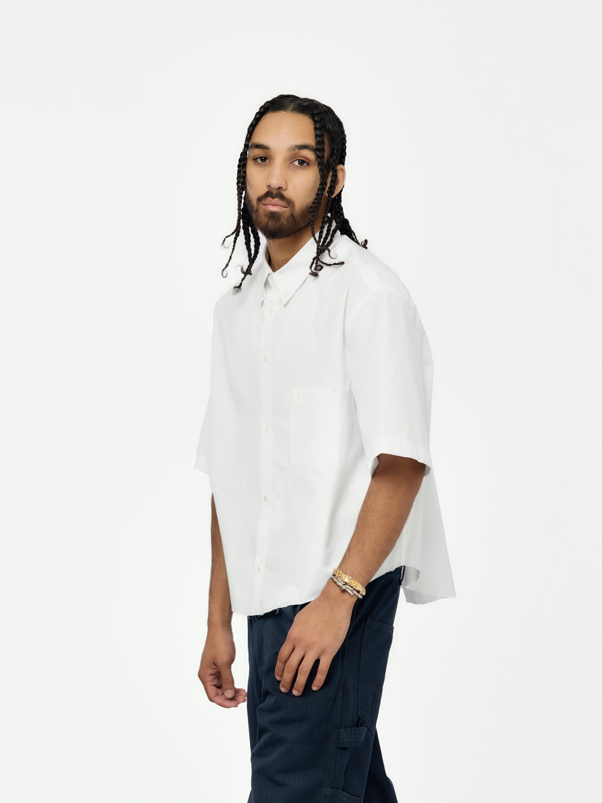 SHORT-SLEEVE SHIRT (WHITE) - 2