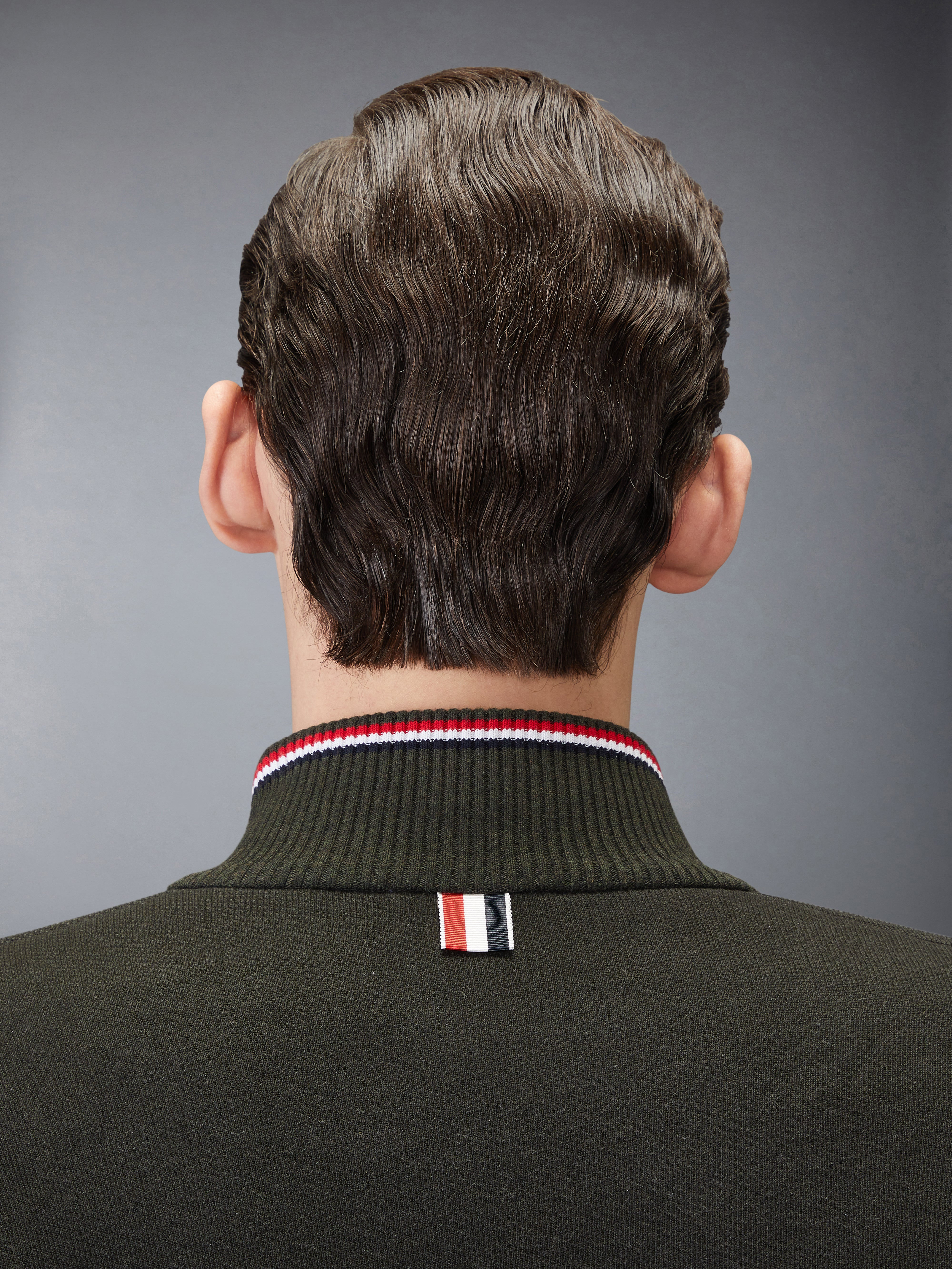 LOOPBACK OVERSIZED RWB STRIPE JACKET - 6