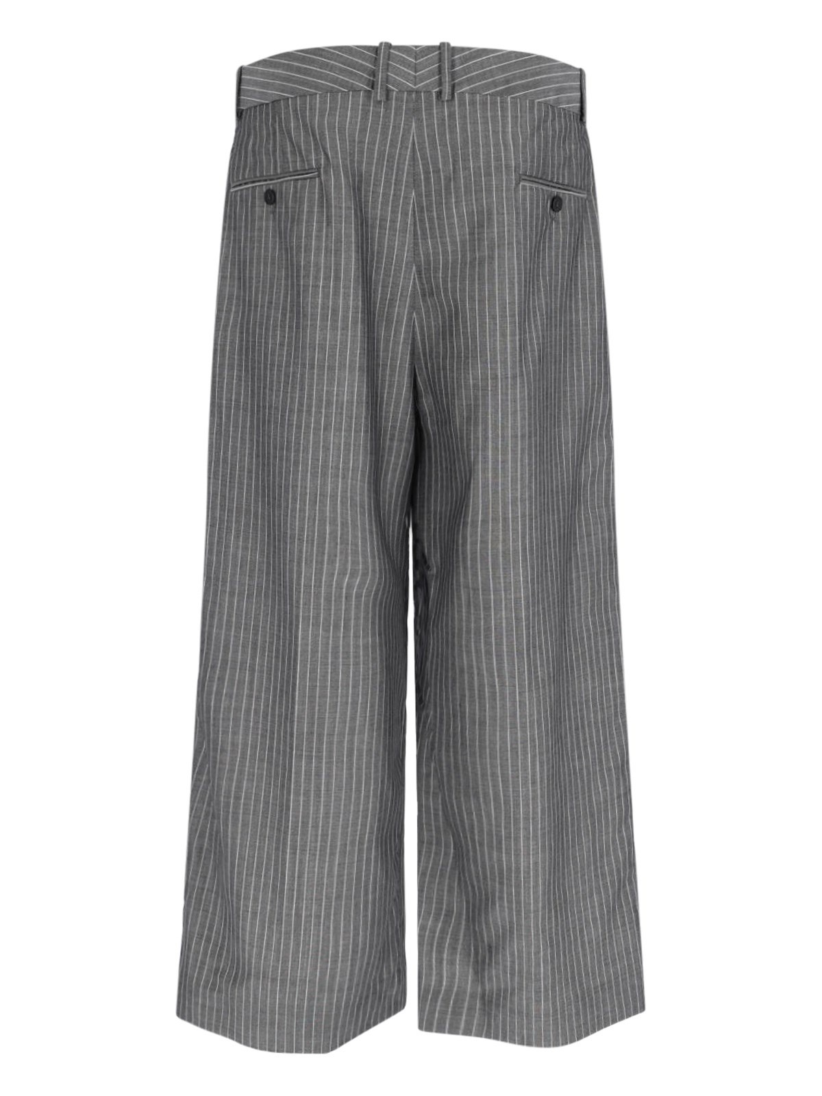 WIDE PANTS IN VIRGIN WOOL AND MOHAIR - 2