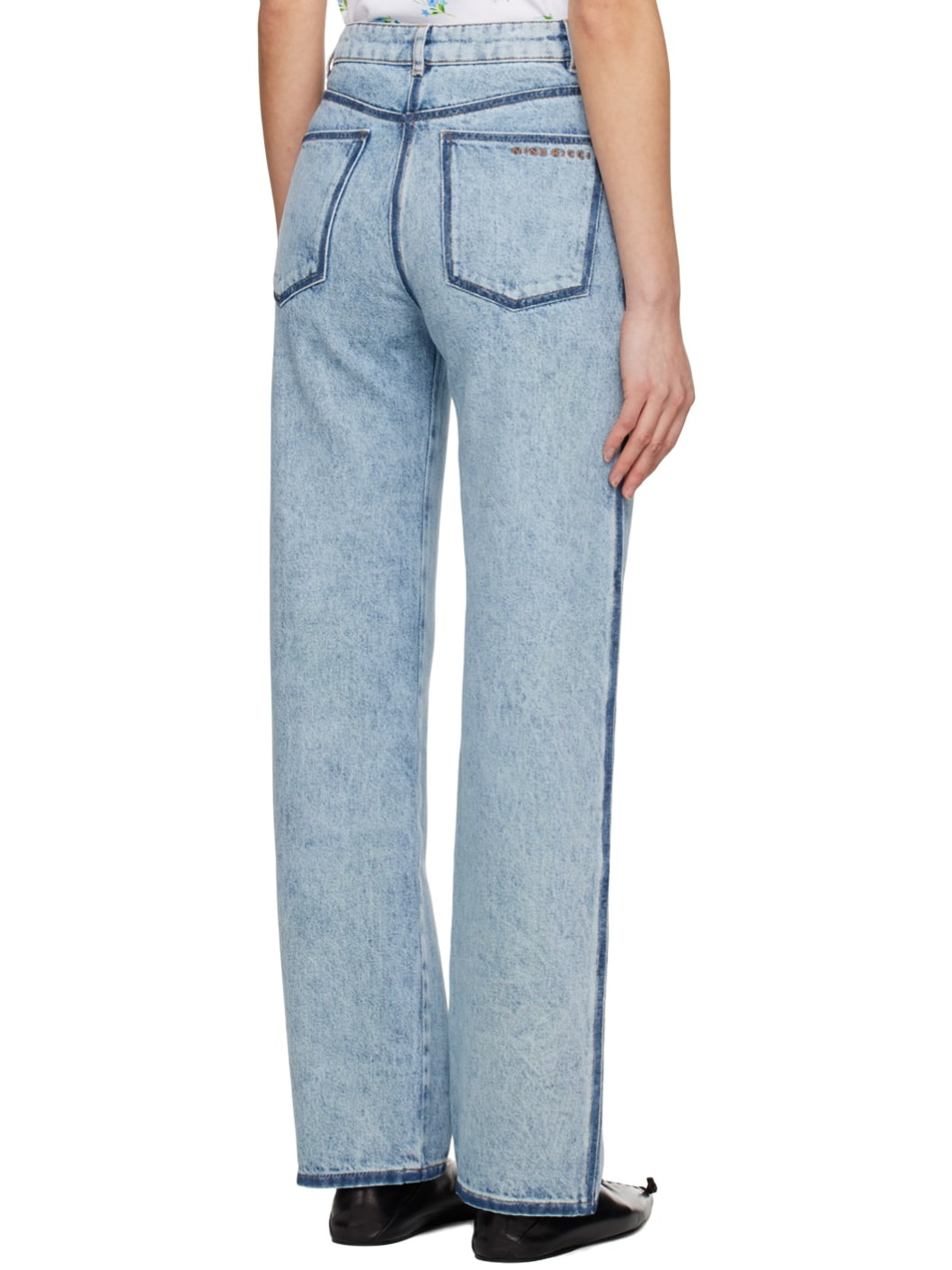 Blue Washed-Out Jeans - 3