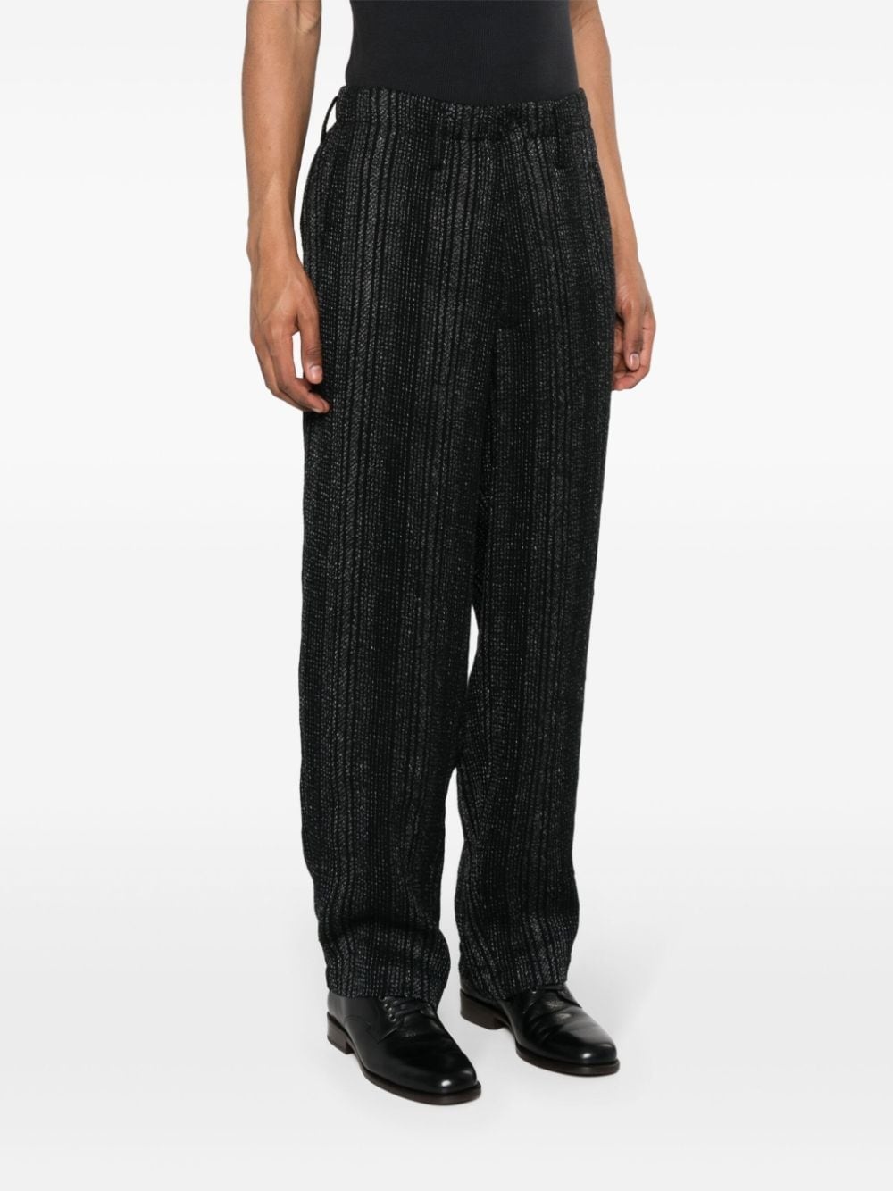 Z-stripe wide-leg trousers - 3