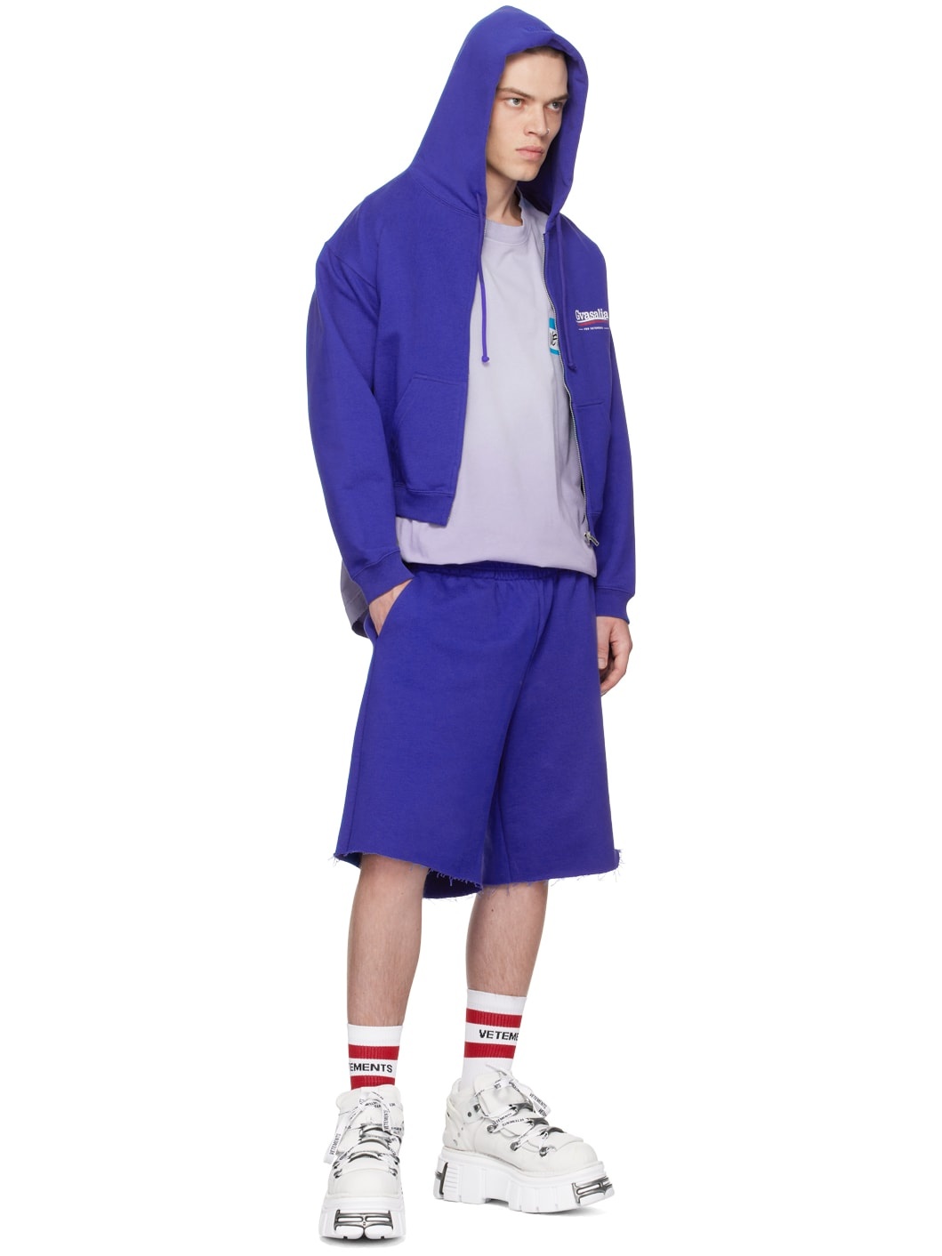 Blue 'Gvasalia For Vetements' Hoodie - 4