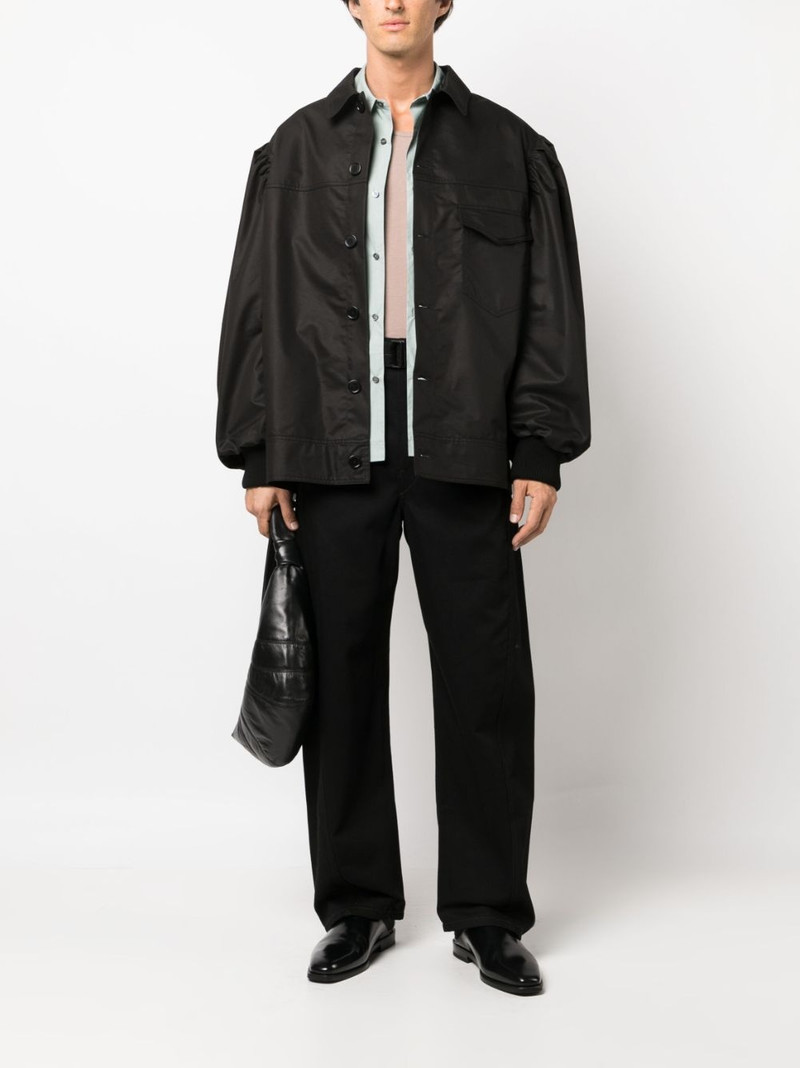 Lemaire belted straight-leg trousers outlook