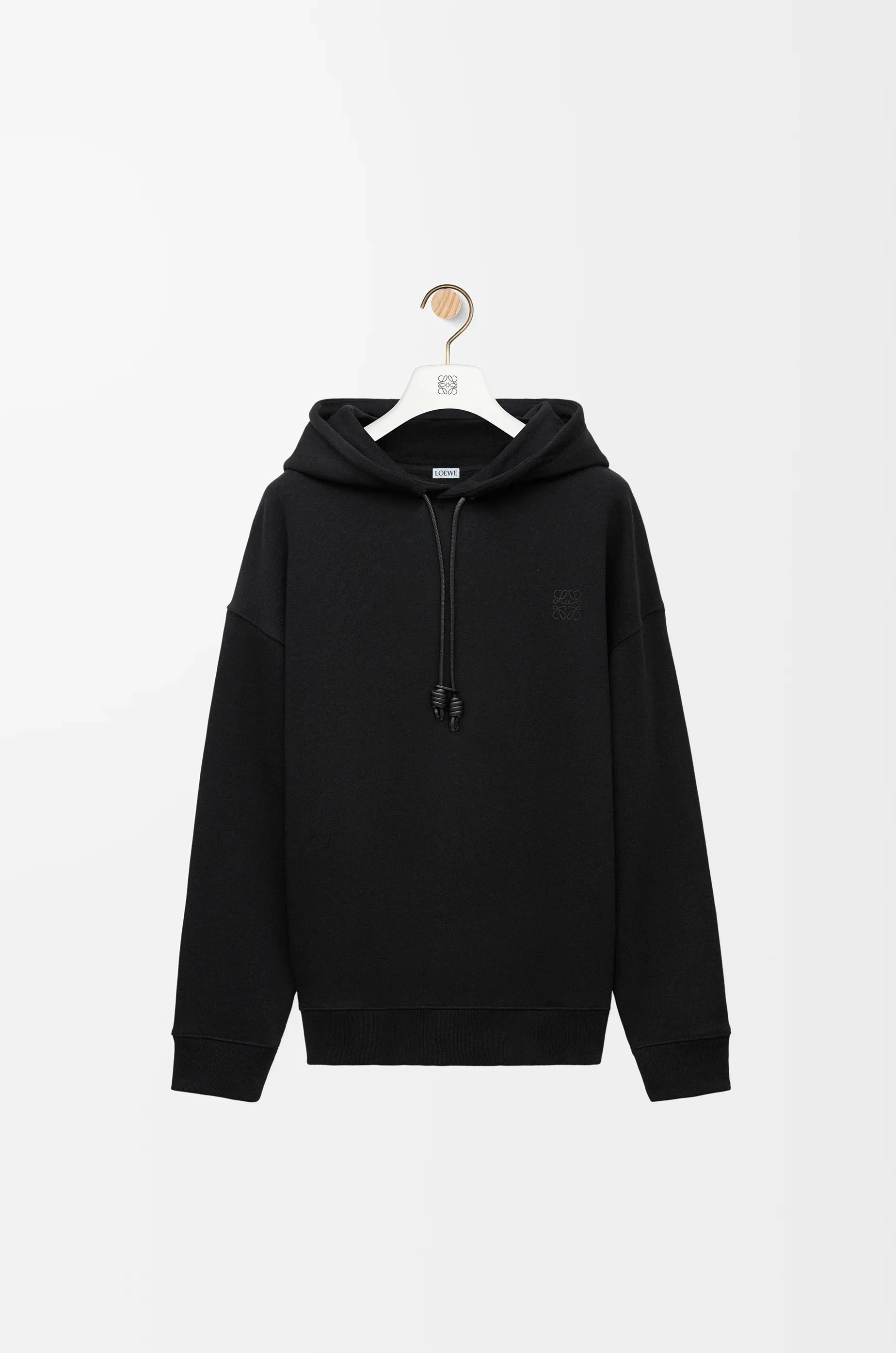Relaxed fit hoodie in cotton - 1