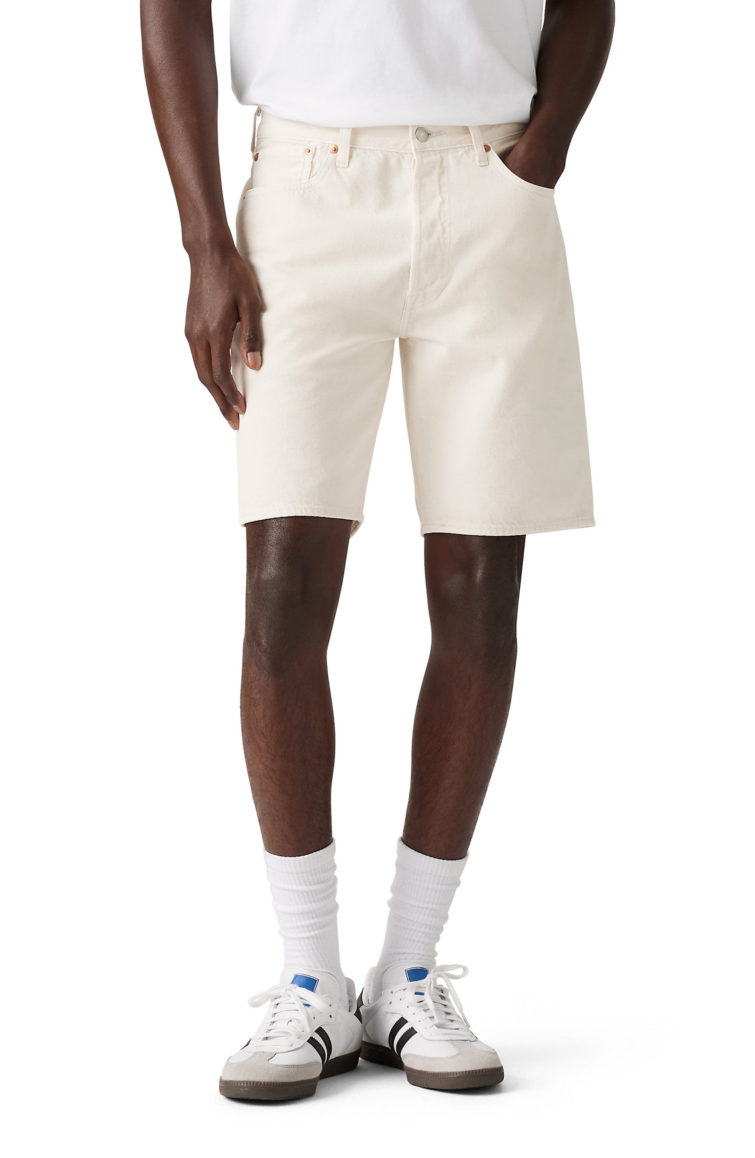 levi's 501® Original Denim Shorts in Bright Smile Light Whit Shorts at Nordstrom - 1
