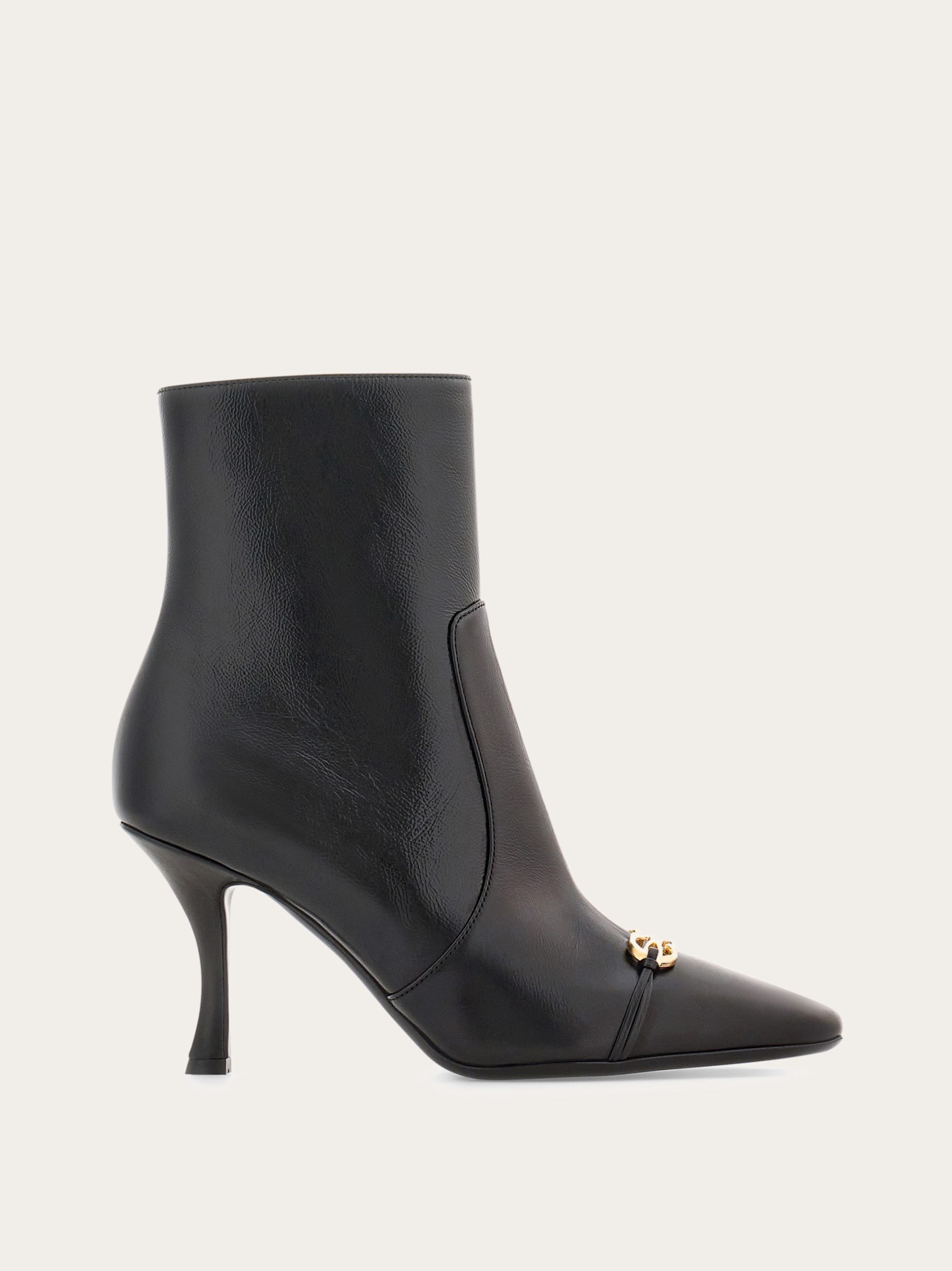 Gancini buckle ankle boot - 1
