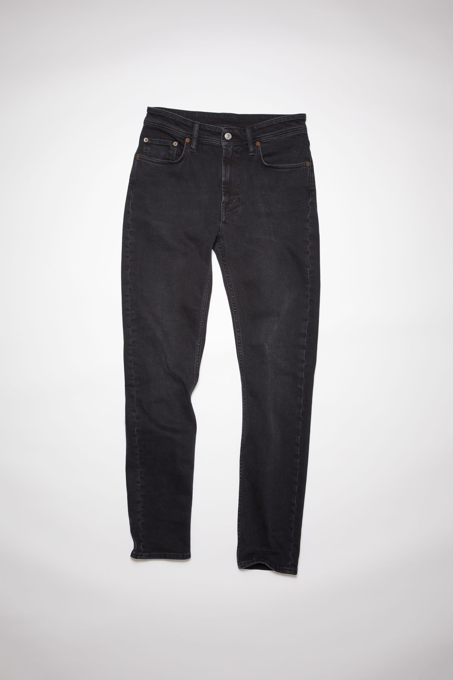 Tapered fit jeans - Used black - 5