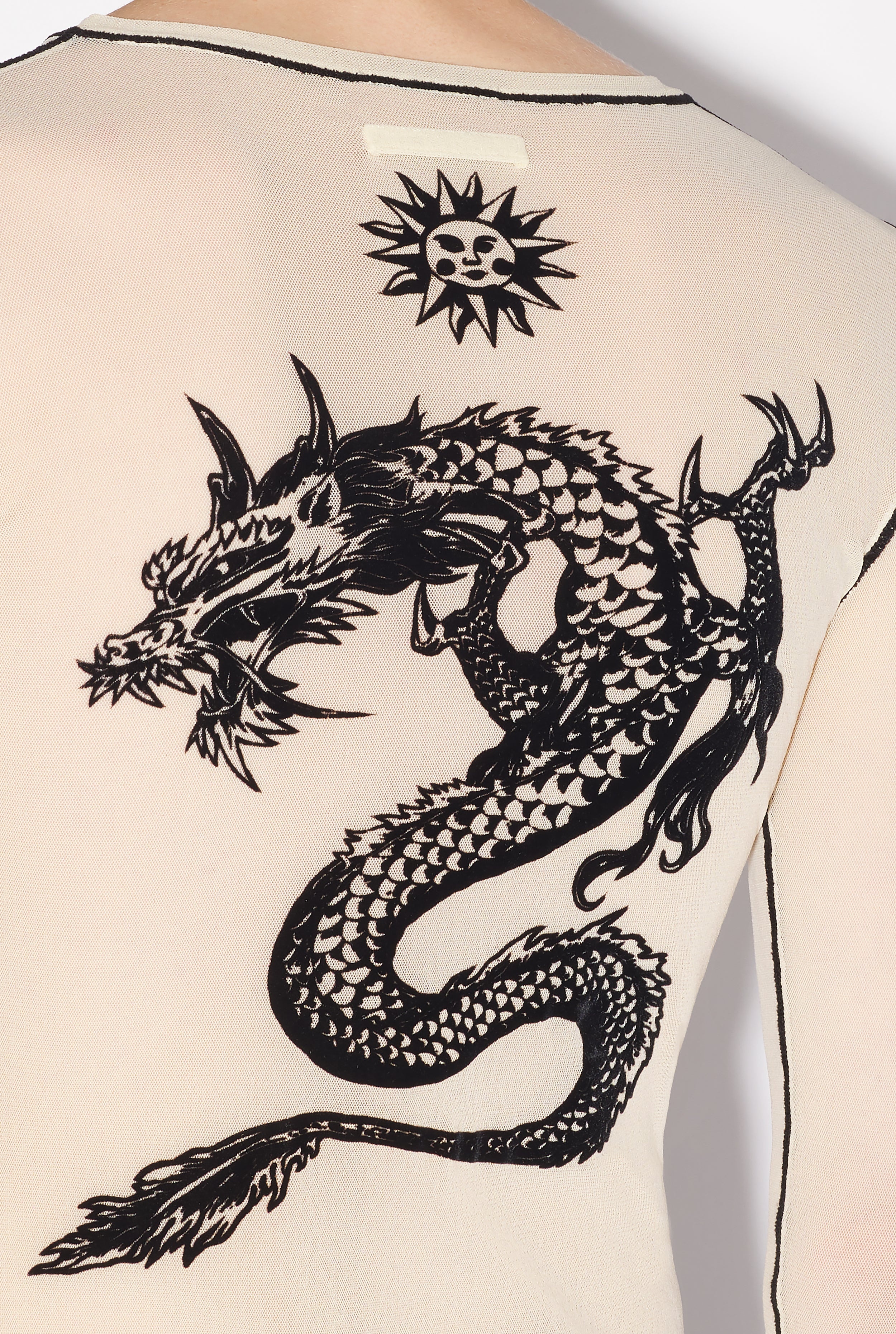THE WHITE SAFE SEX TATTOO TOP - 5