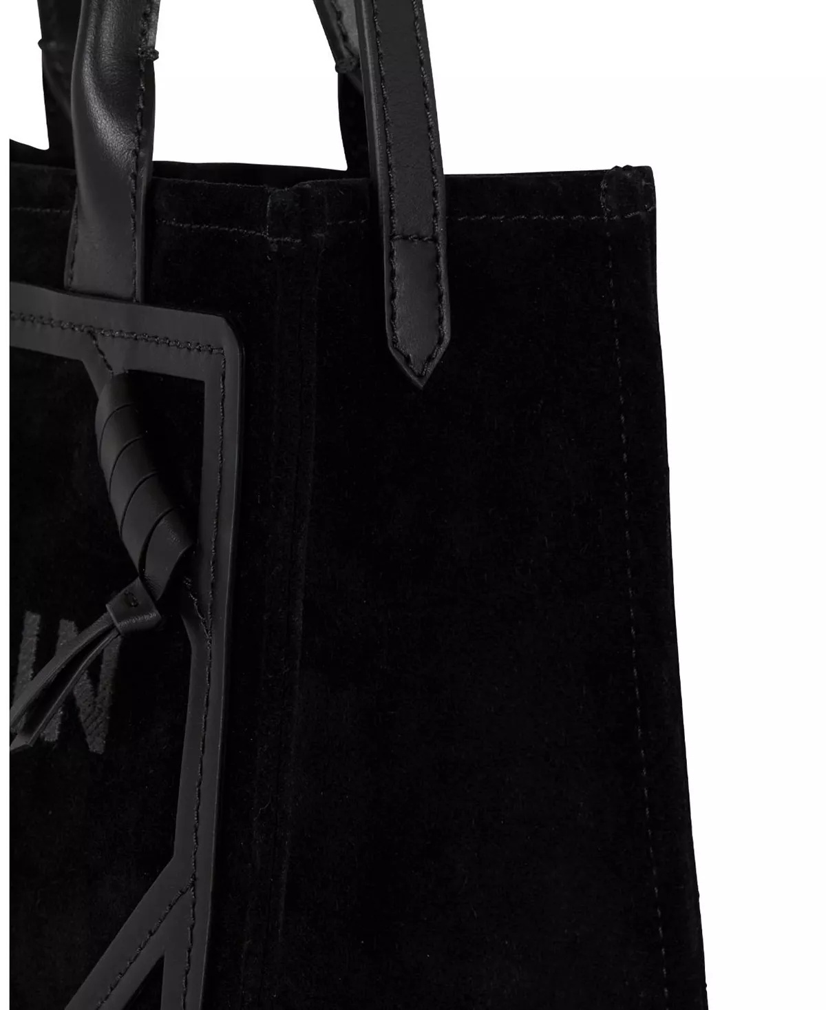 Women's Small Suede B-Army Tote Bag - 5