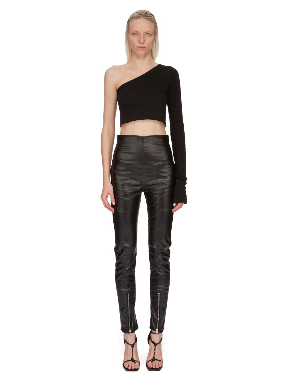 【RICK OWENS】☆DRKSHDW Dirt Leggings☆ RICK OWENS DRKSHDW | Dirt Leggings | Women | Black | Flannels