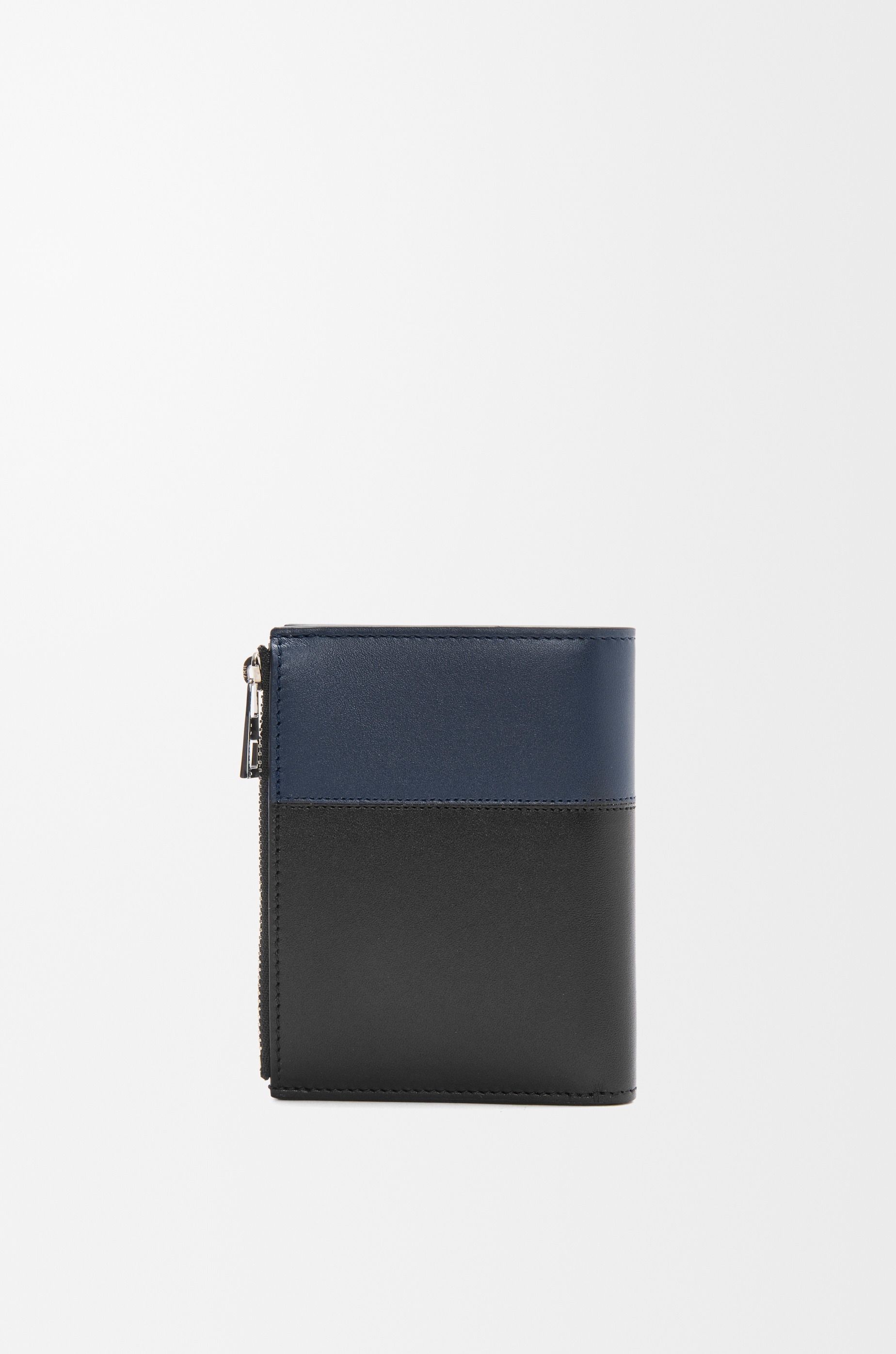 Slim compact wallet in shiny calfskin - 4