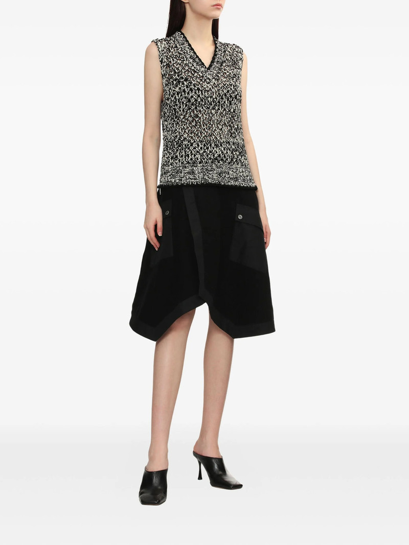 3.1 Phillip Lim Utility Skirt With Poplin Combo outlook
