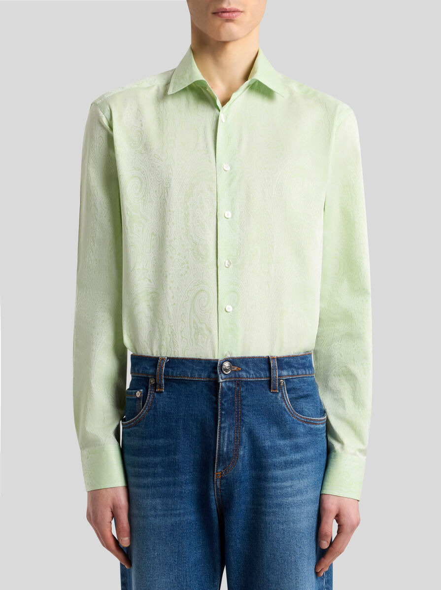 COTTON JACQUARD SHIRT - 2
