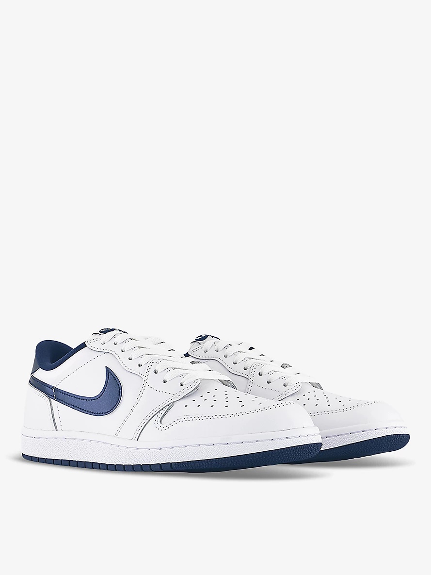 Air Jordan 1 Low panelled leather low-top trainers - 3