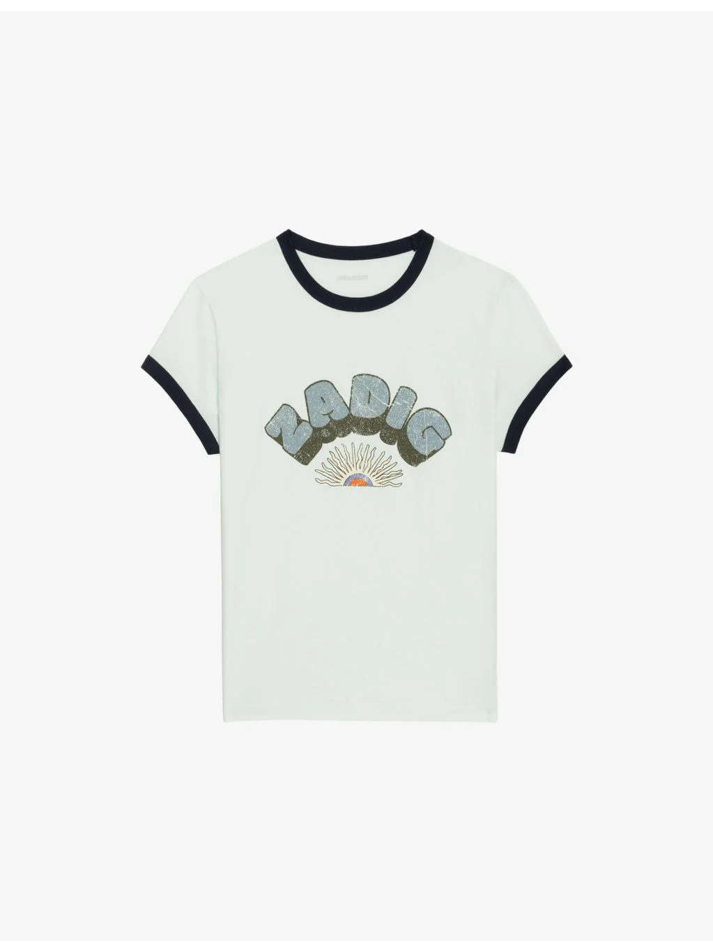 Branded-Print Short-Sleeved Cotton-Jersey T-Shirt - 1