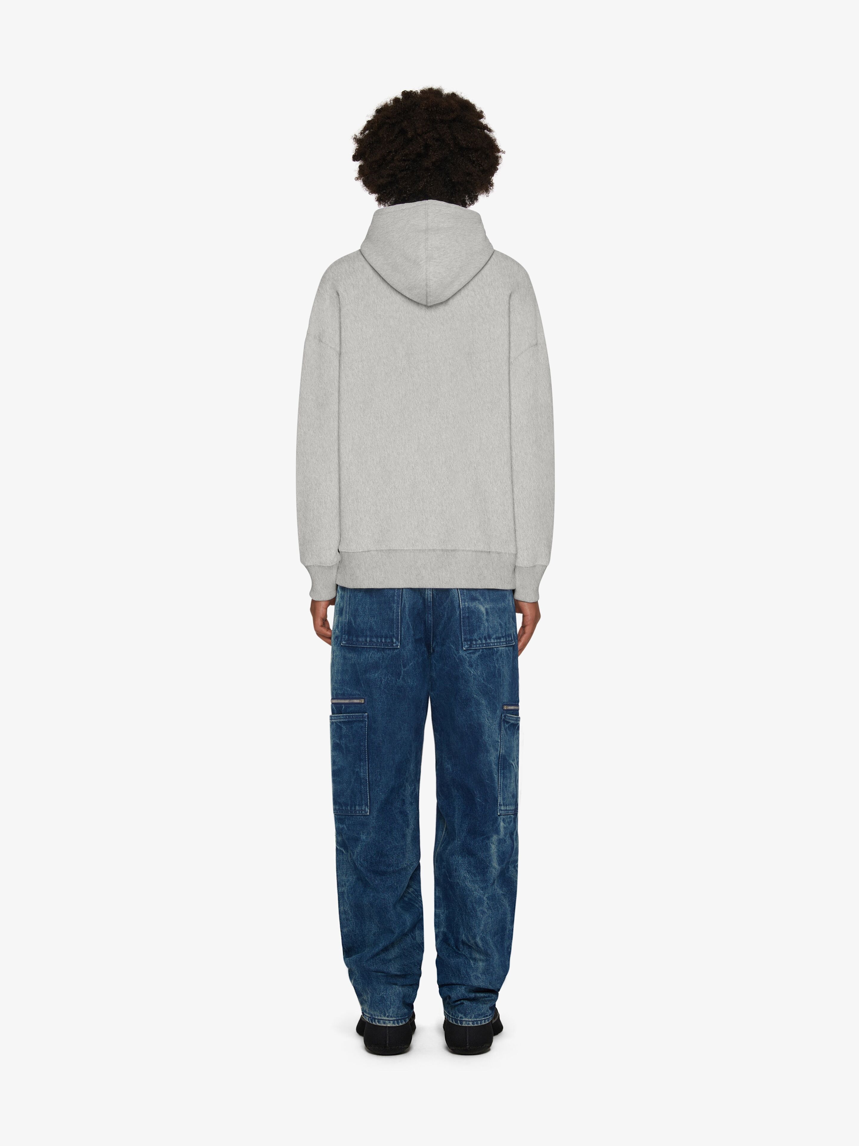 GIVENCHY ARCHETYPE SLIM FIT HOODIE IN FLEECE - 4