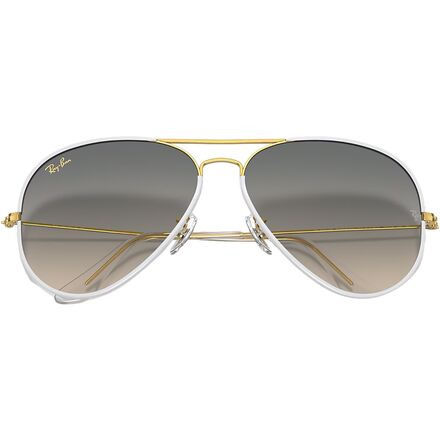 Aviator Large Metal Sunglasses - 6