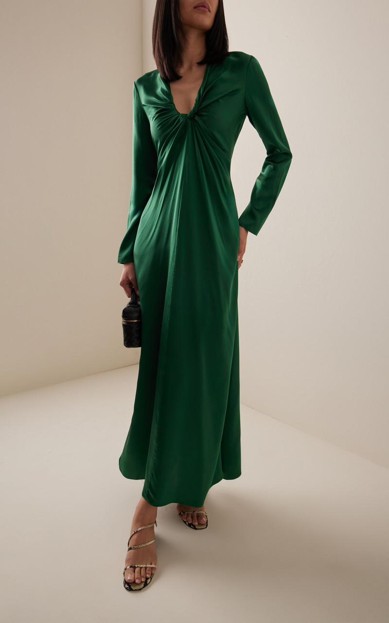 ROSETTA GETTY Silk Gown green outlook