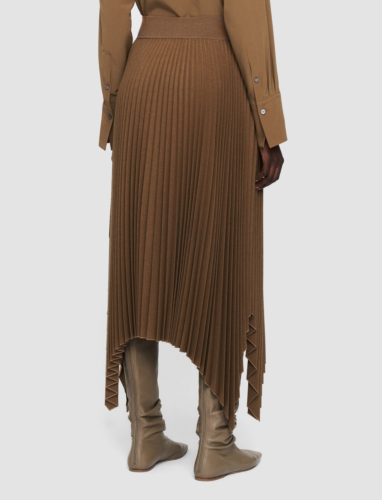 Pleated Flannel Ade Skirt - 3