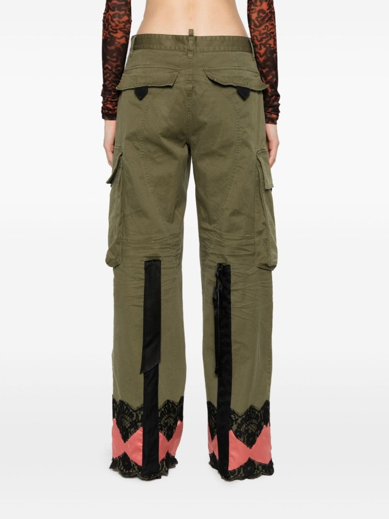 Lingerie low-rise cargo trousers 4
