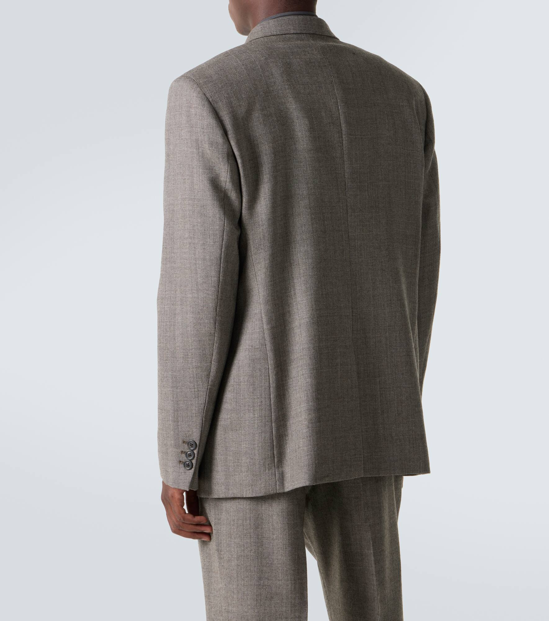 Ceremony herringbone virgin wool blazer - 4