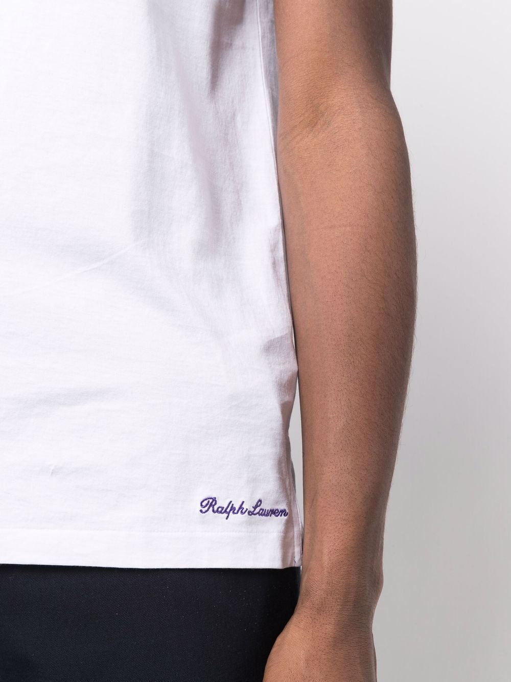 embroidered logo T-shirt - 5