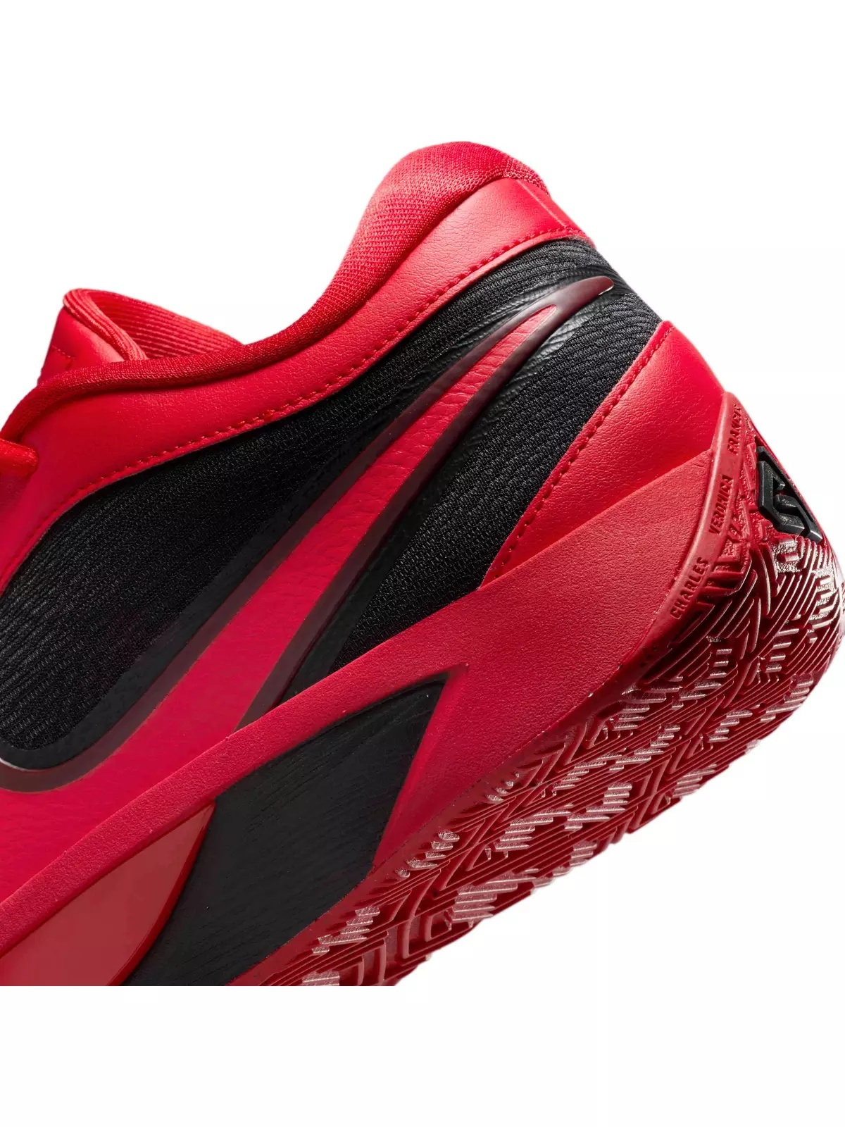 Giannis Freak 6 "Black/University Red" Men's Basketball Shoe - 8