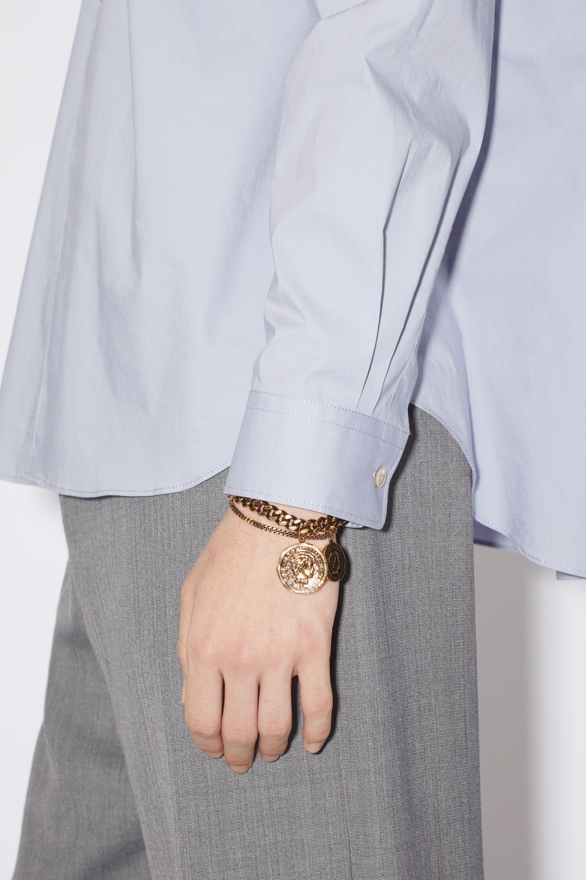Chain link bracelet - Antique gold - 3