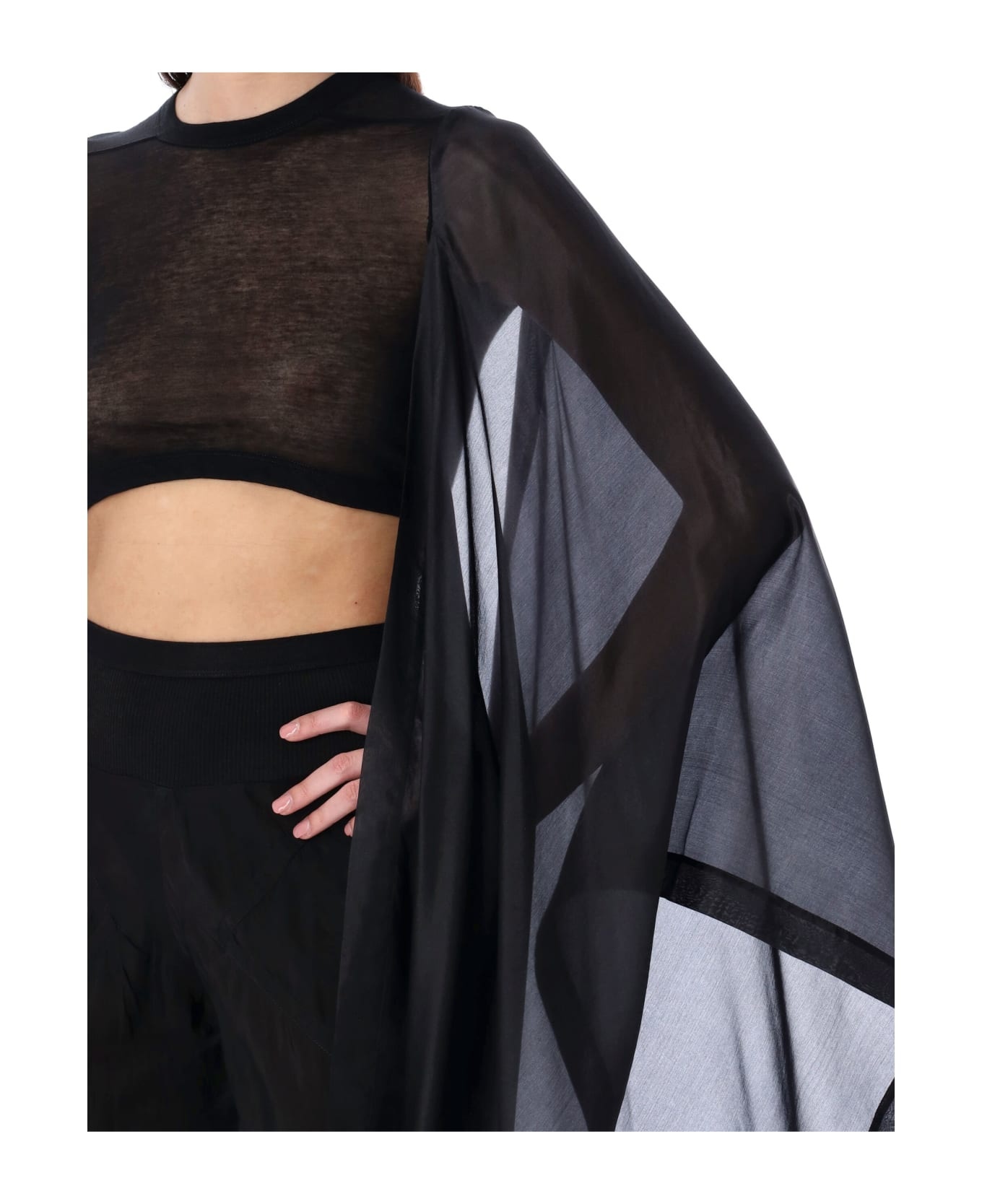 Rick Owens Flag Crop Top | italist | REVERSIBLE