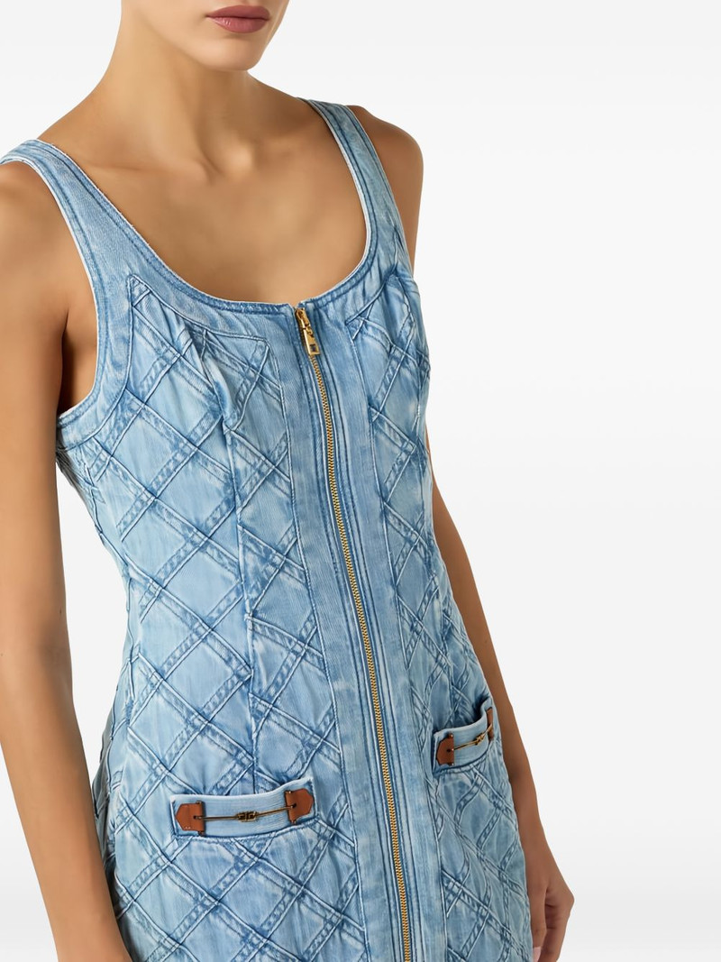 diamond texture mini dress 5