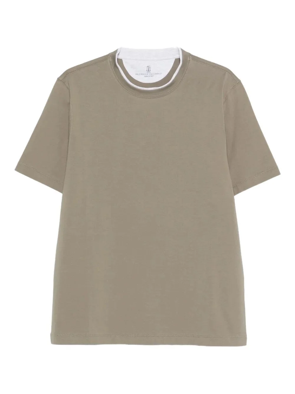 T-Shirt With Faux-Layering - 1